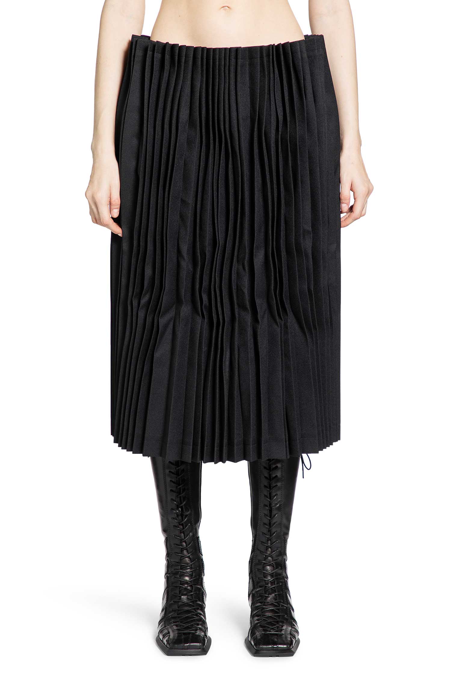 Ruffled Midi Skirt