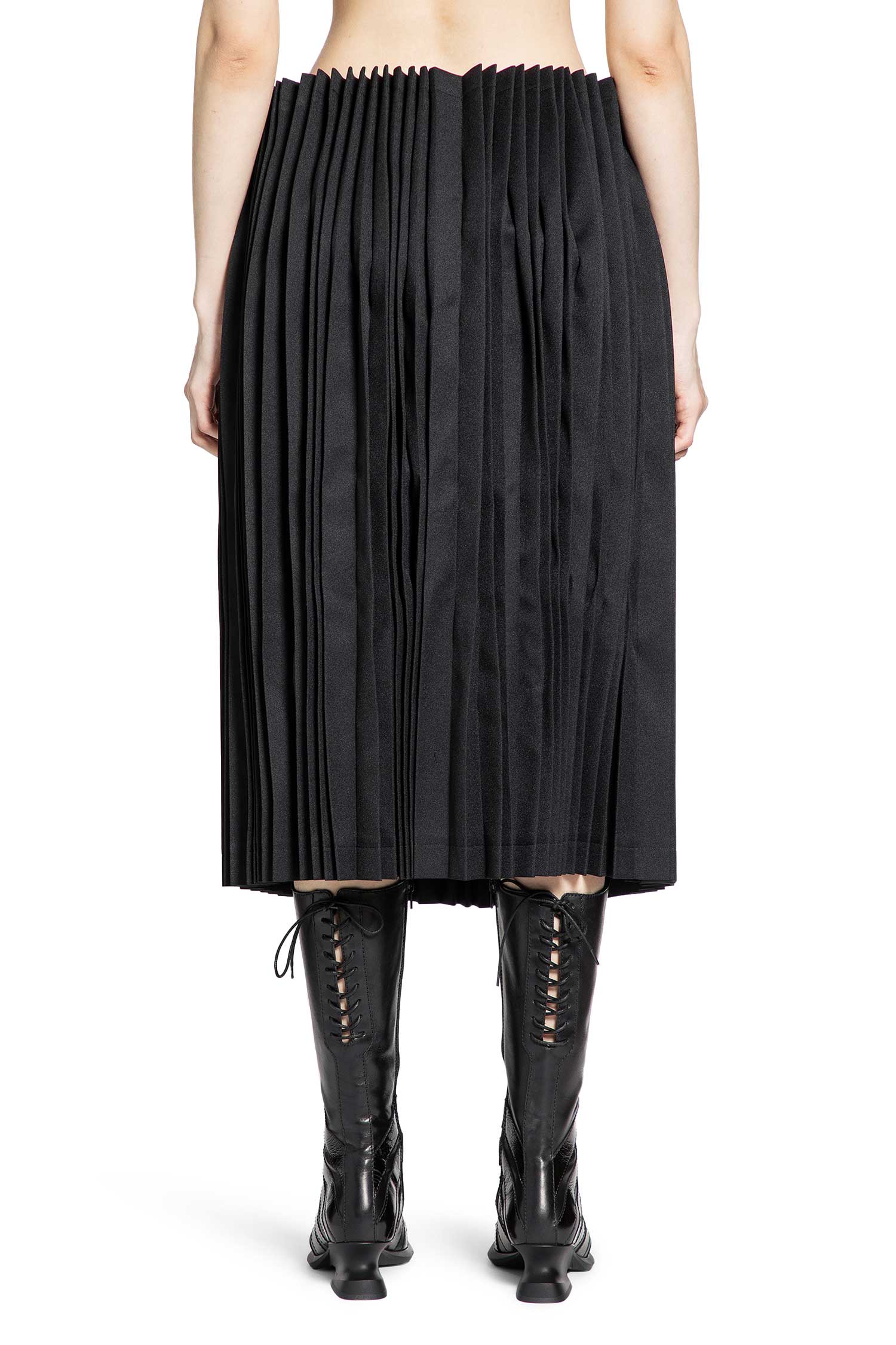 Ruffled Midi Skirt