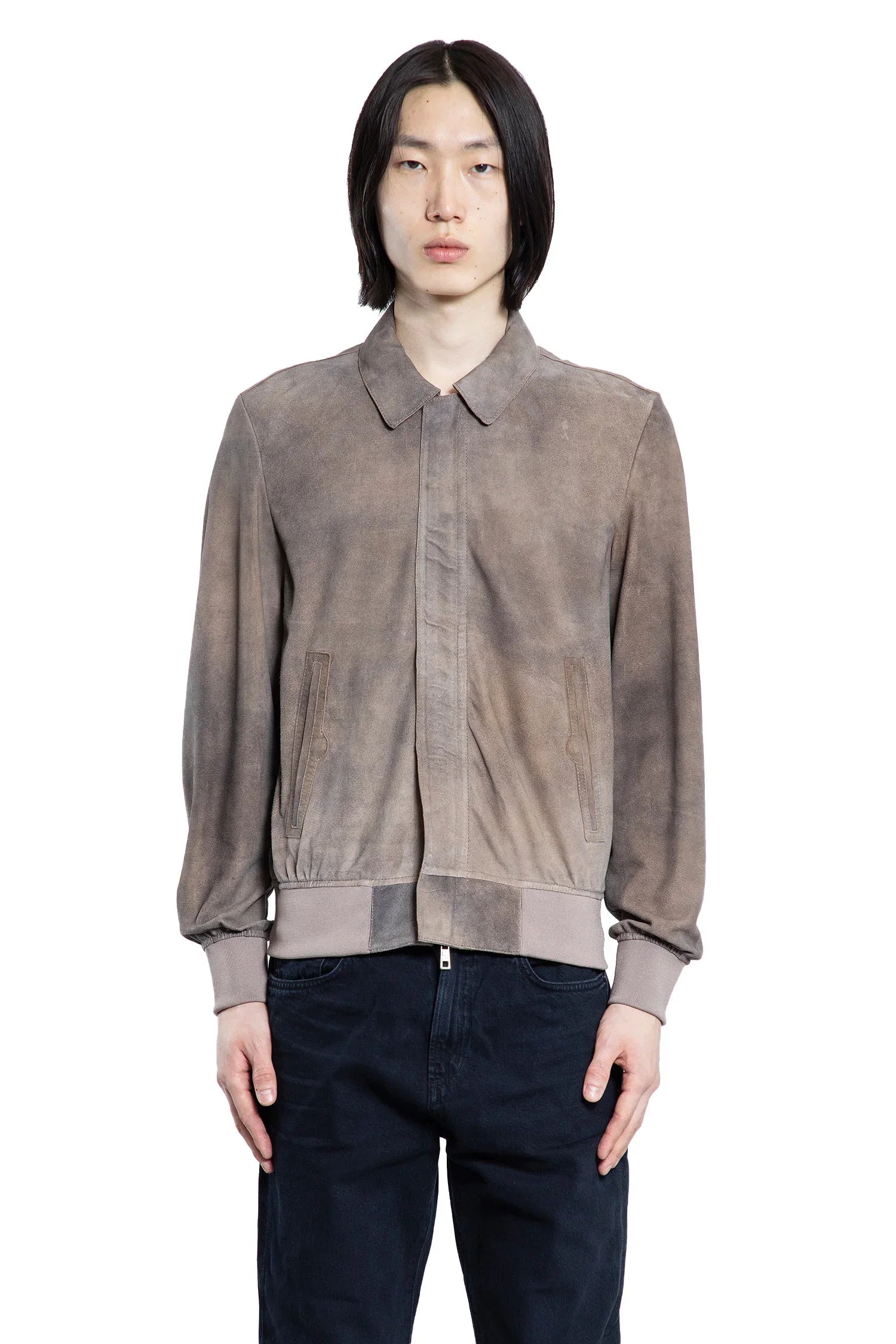 Overdyed Suede Jacket - Antonioli.eu
