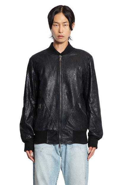 Waxed Lambskin Bomber - Antonioli.eu
