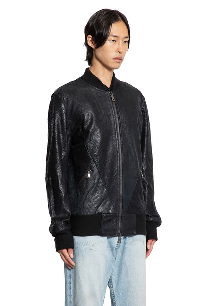 Waxed Lambskin Bomber - Antonioli.eu