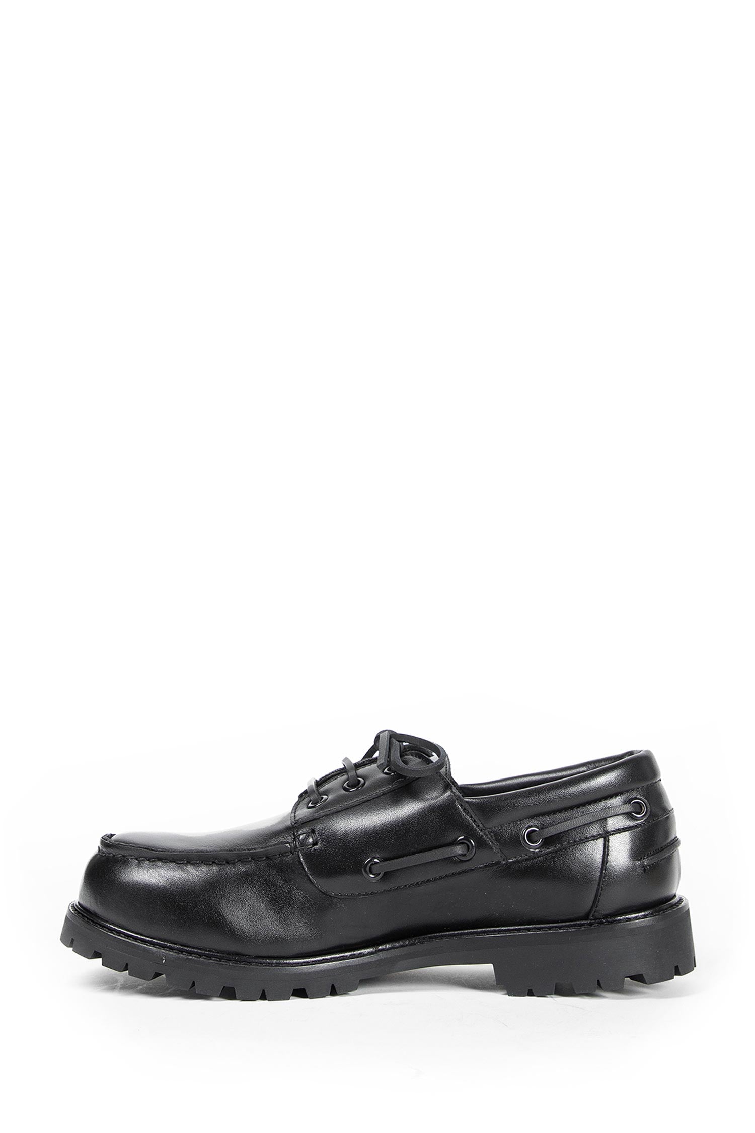 STUDIO NICHOLSON MAN BLACK LACE-UPS