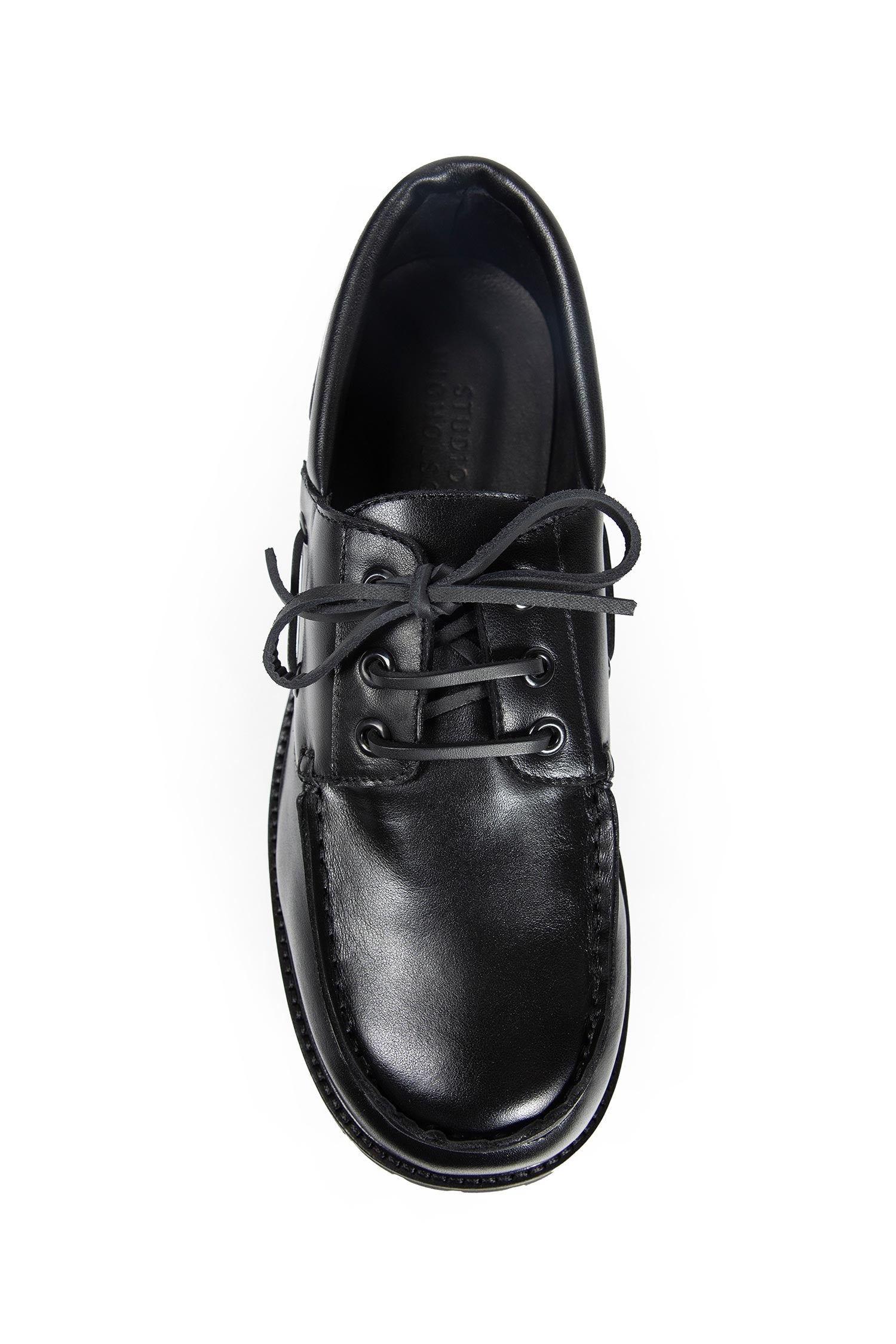 STUDIO NICHOLSON MAN BLACK LACE-UPS
