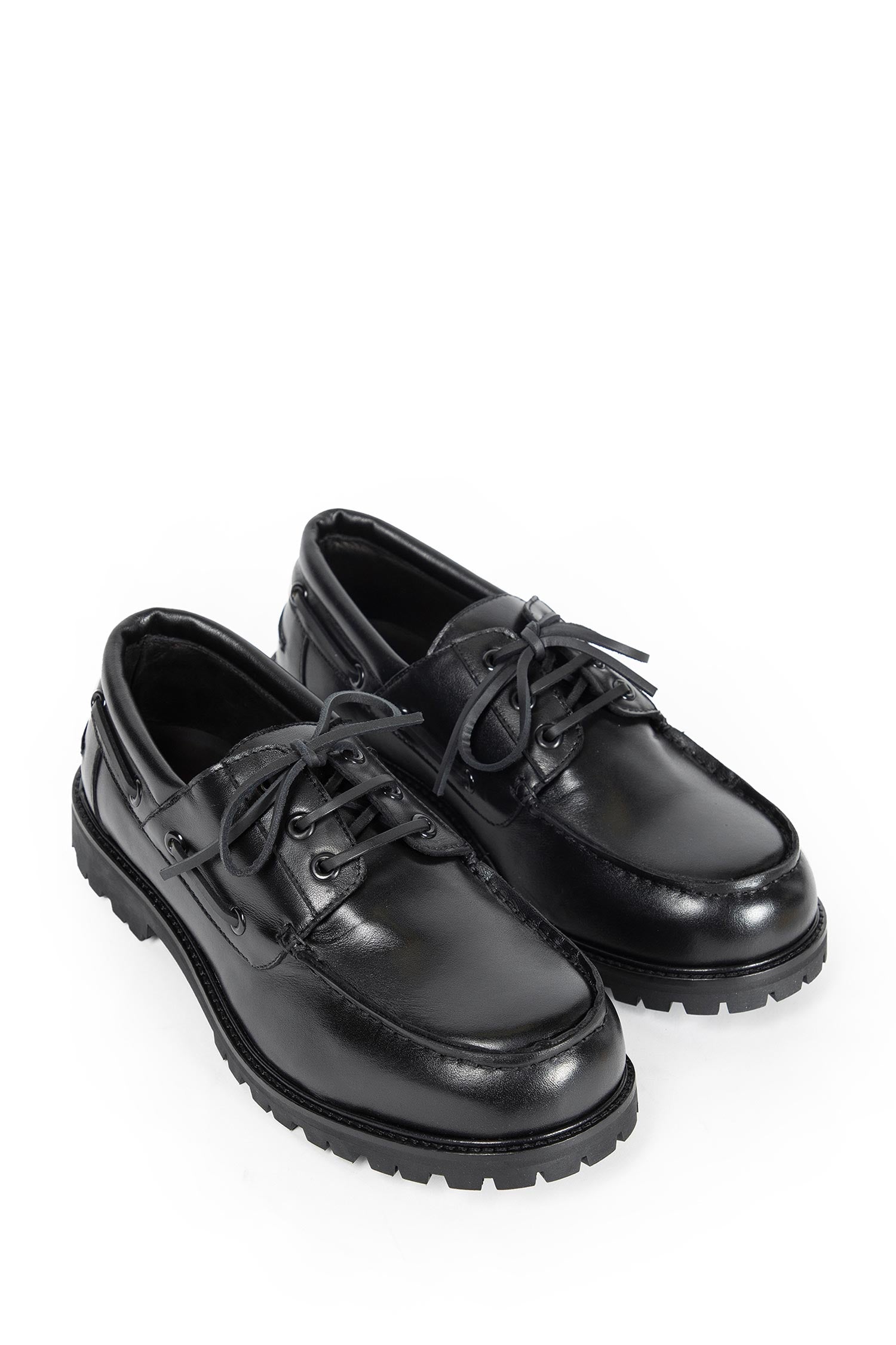 STUDIO NICHOLSON MAN BLACK LACE-UPS