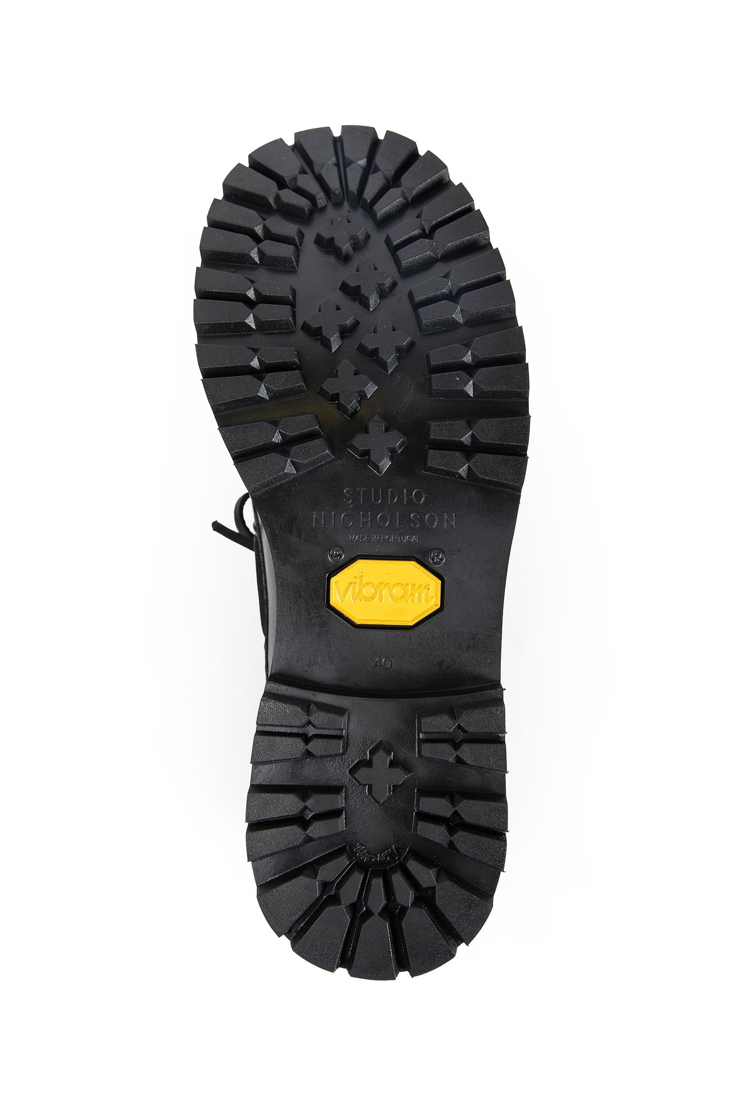 STUDIO NICHOLSON MAN BLACK LACE-UPS