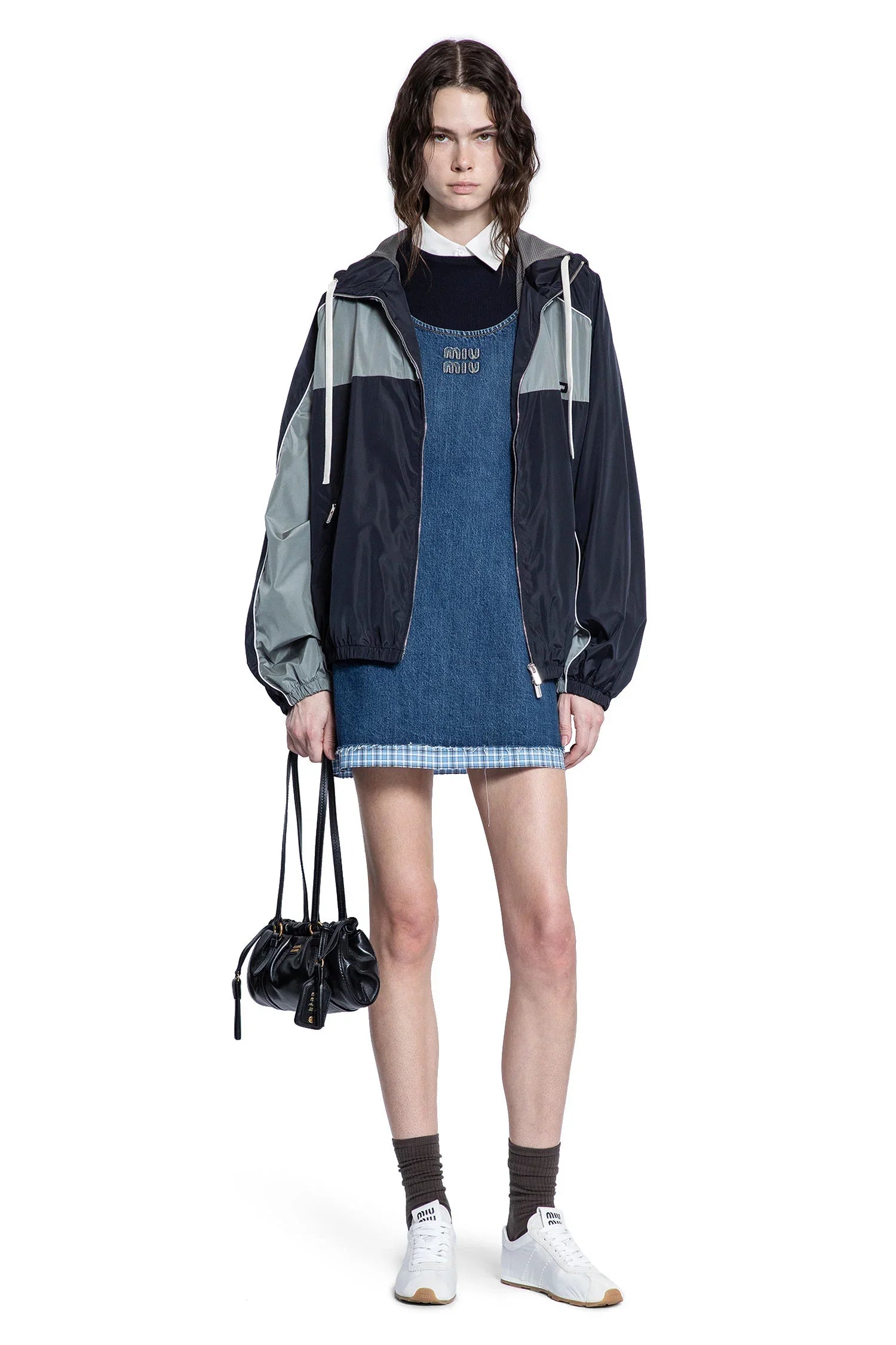 MIU MIU WOMAN BLUE DRESSES - Antonioli.eu