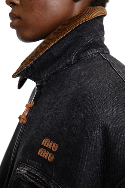 Denim and Corduroy Blouson Jacket - Antonioli.eu