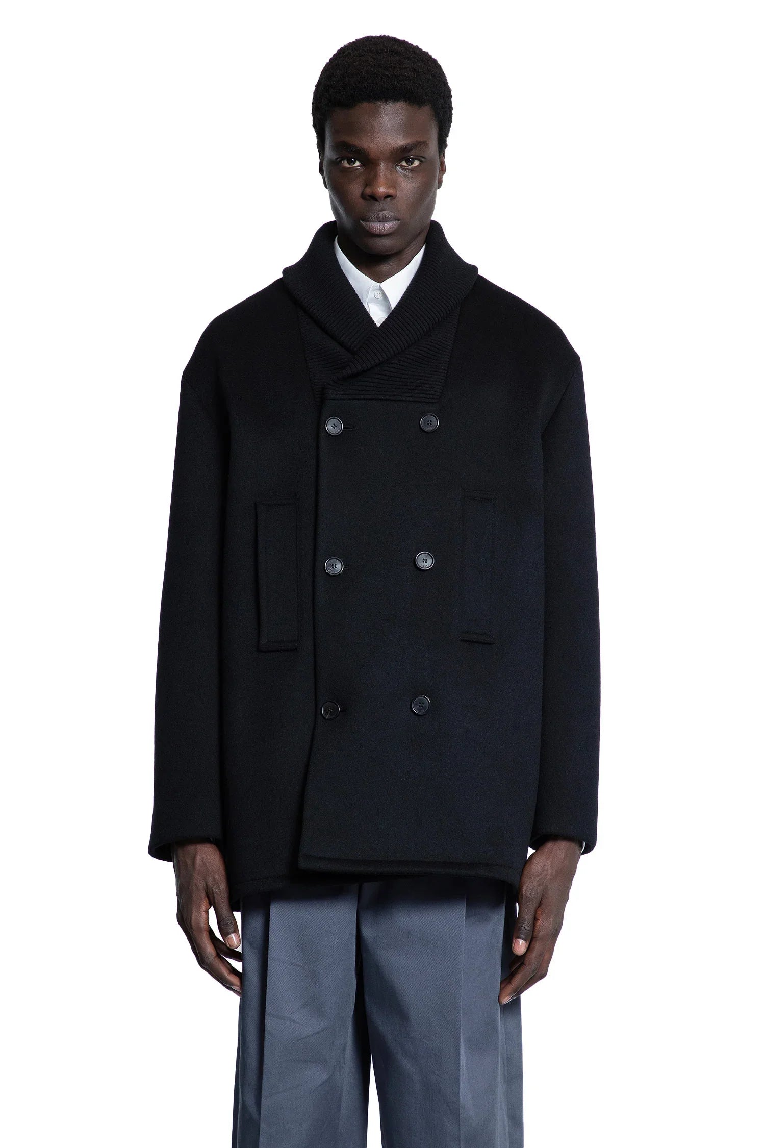 Peacoat in Wool - Antonioli.eu