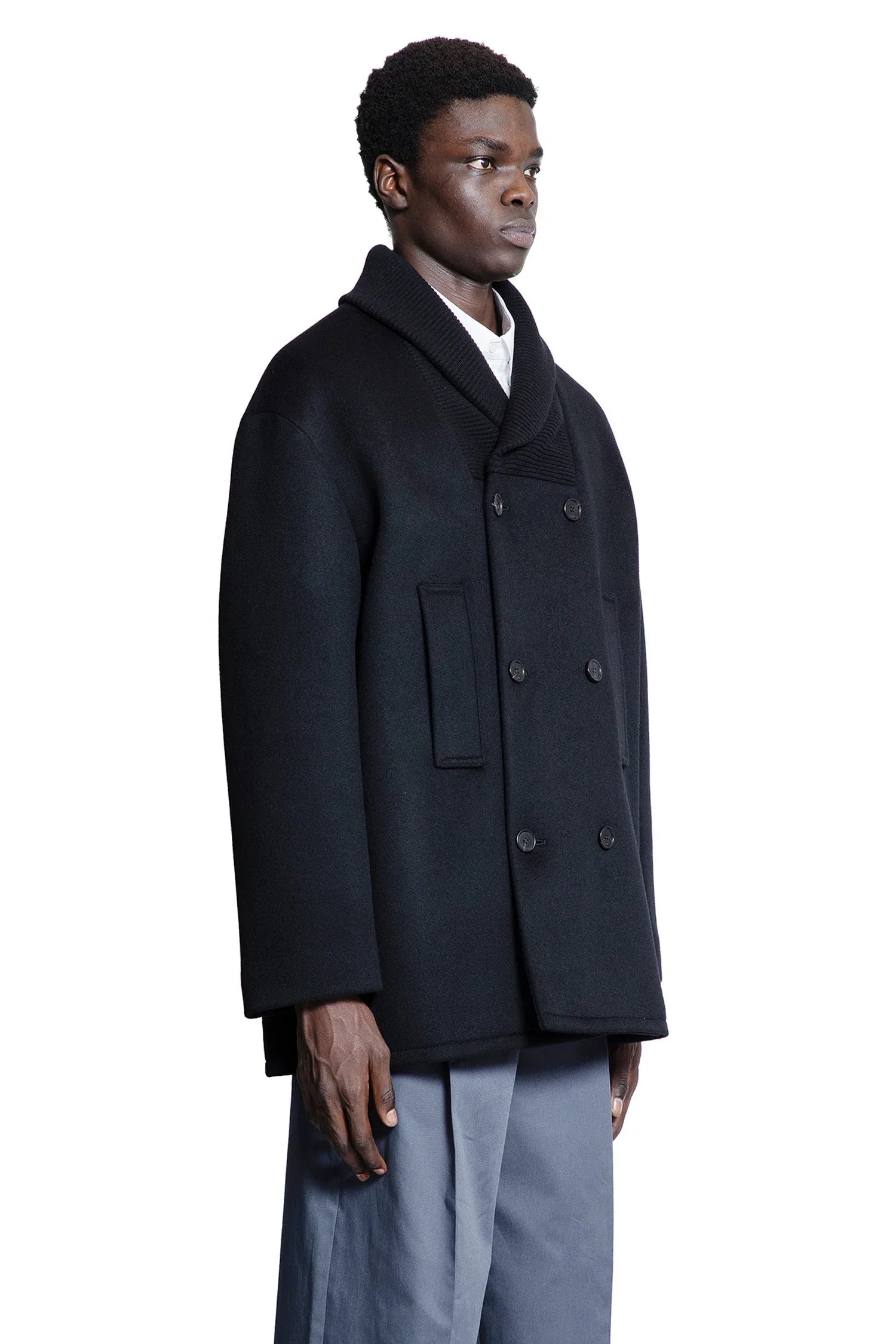 Peacoat in Wool - Antonioli.eu