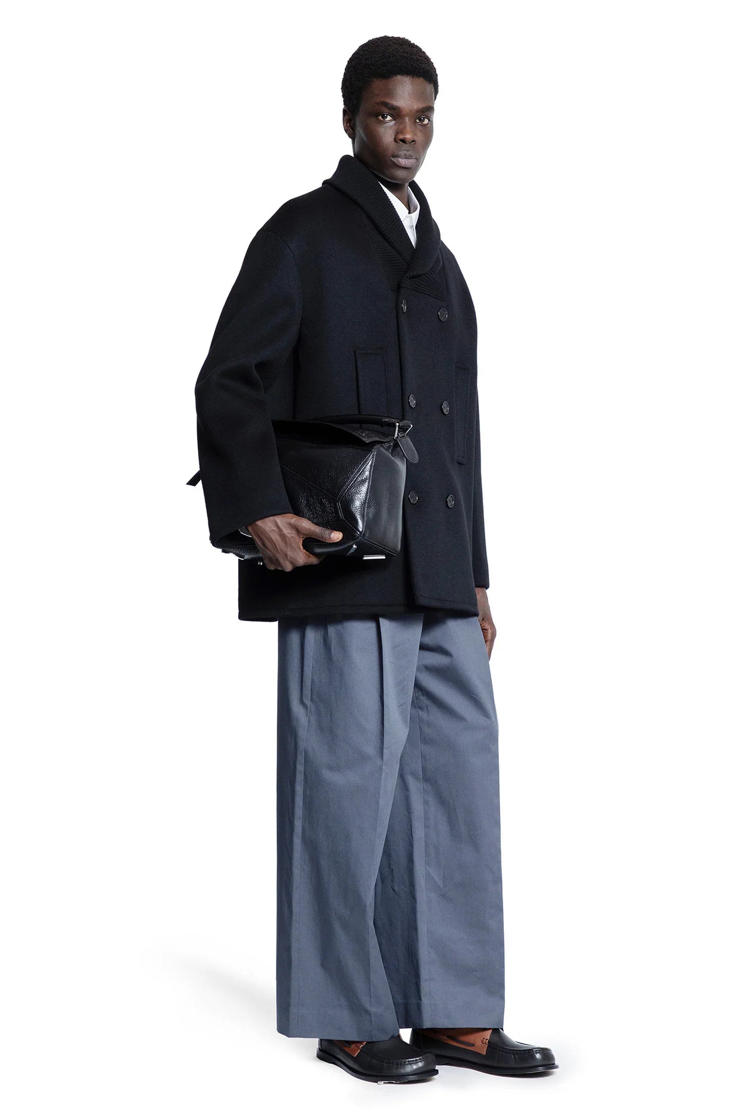 Peacoat in Wool - Antonioli.eu