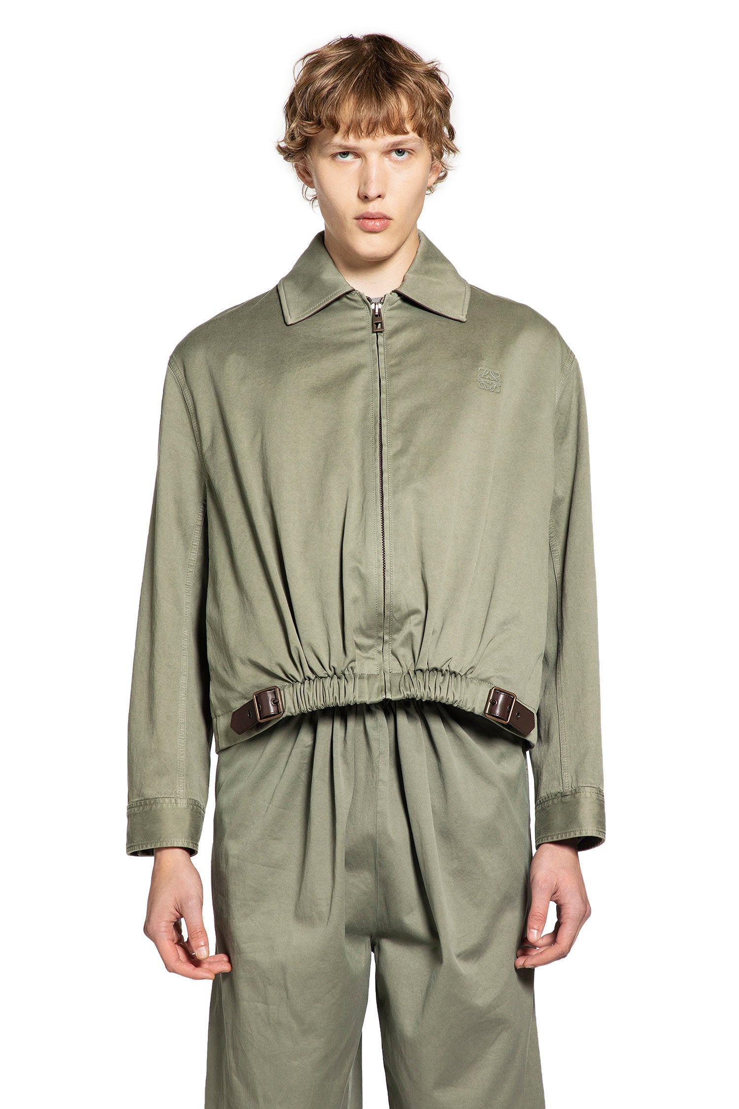 LOEWE MAN GREEN JACKETS