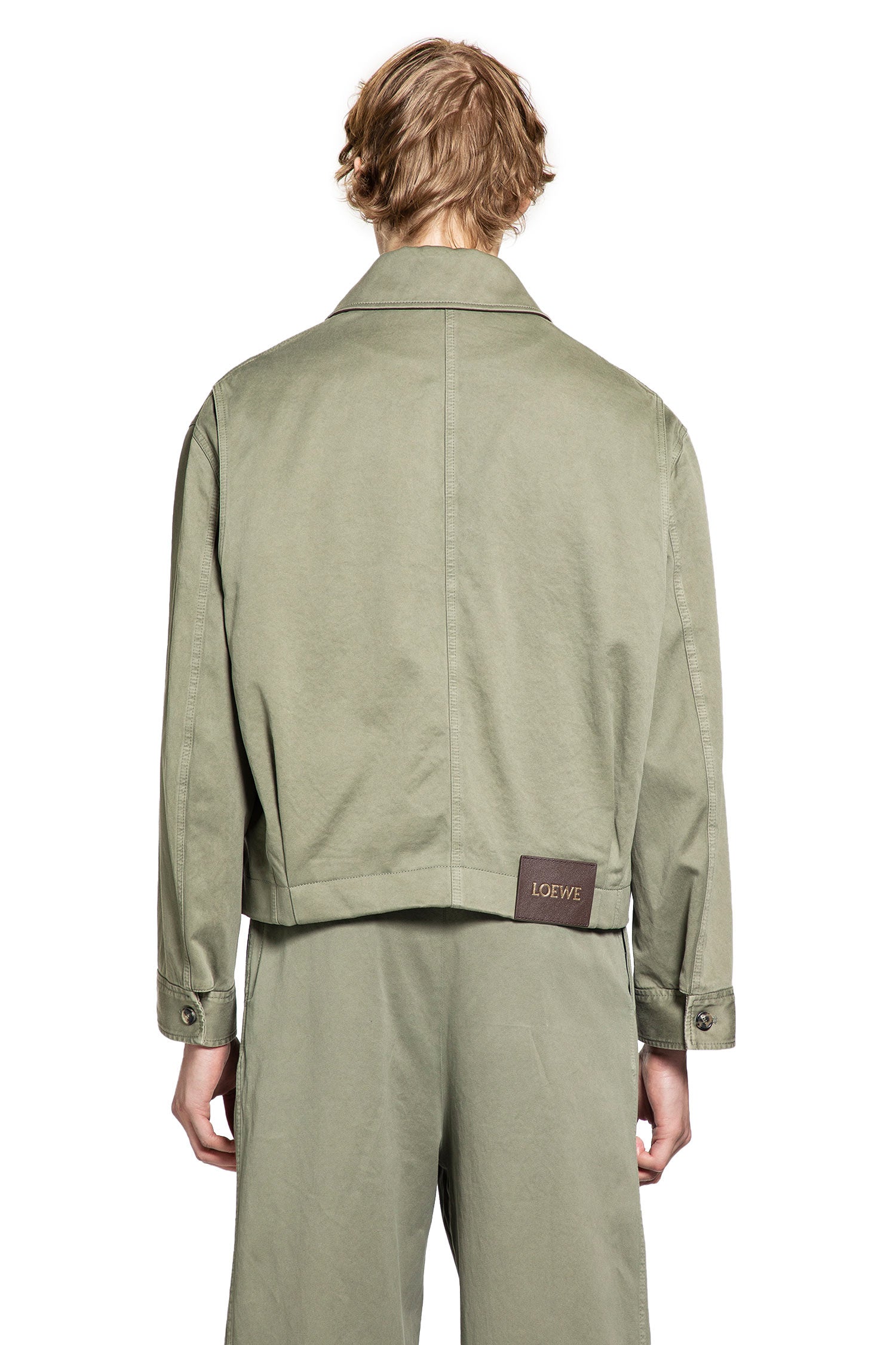 LOEWE MAN GREEN JACKETS