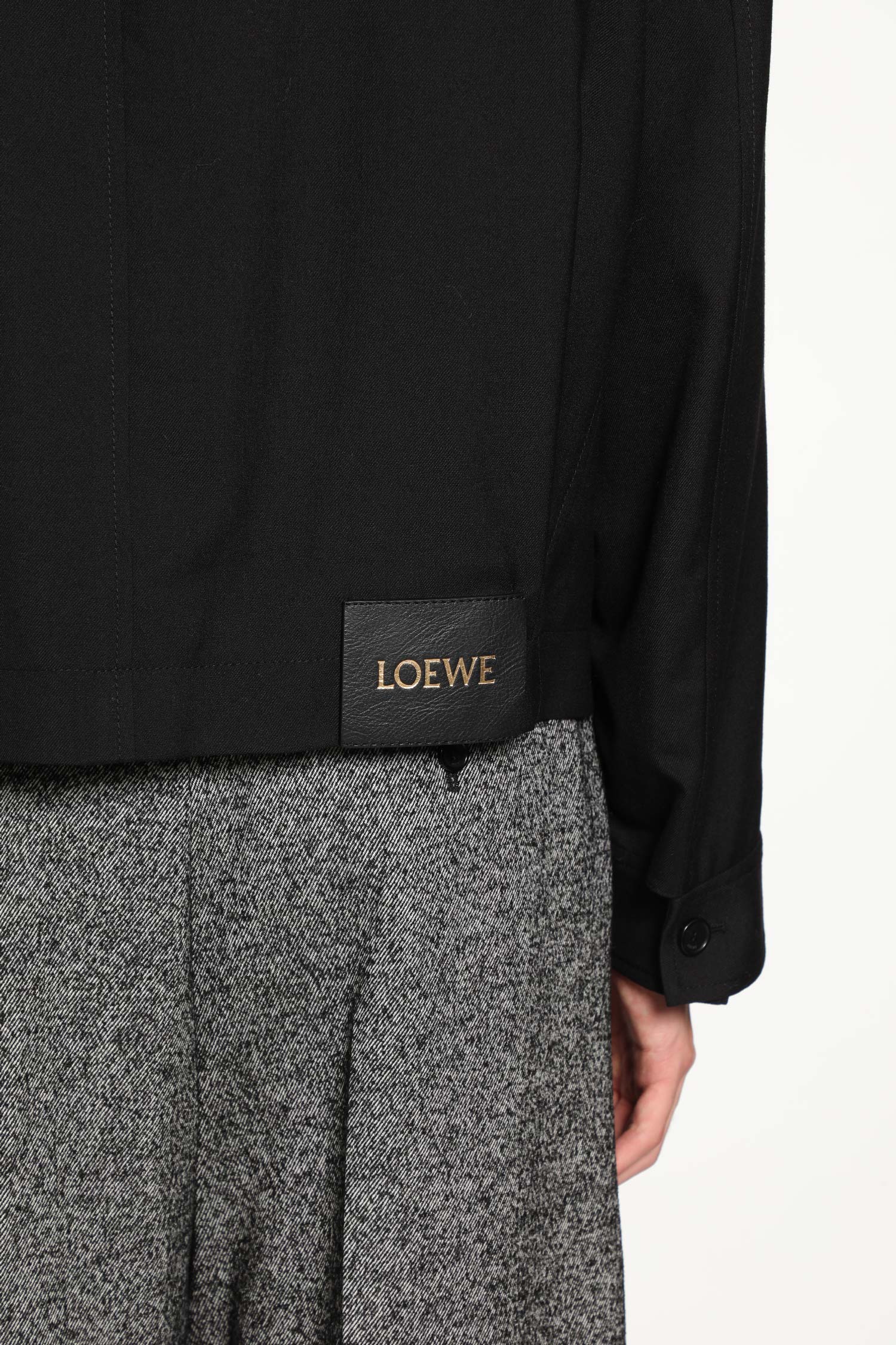Belted Utility Jacket In Wool - Antonioli.eu