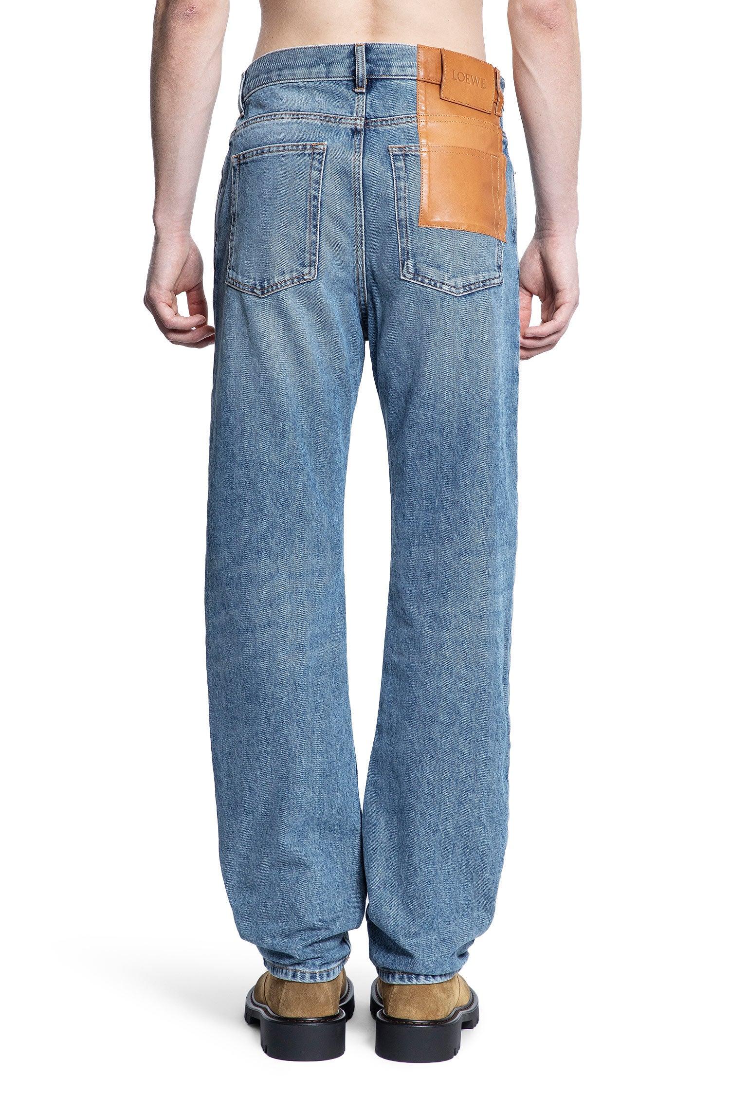 Straight leg jeans in denim - Antonioli.eu