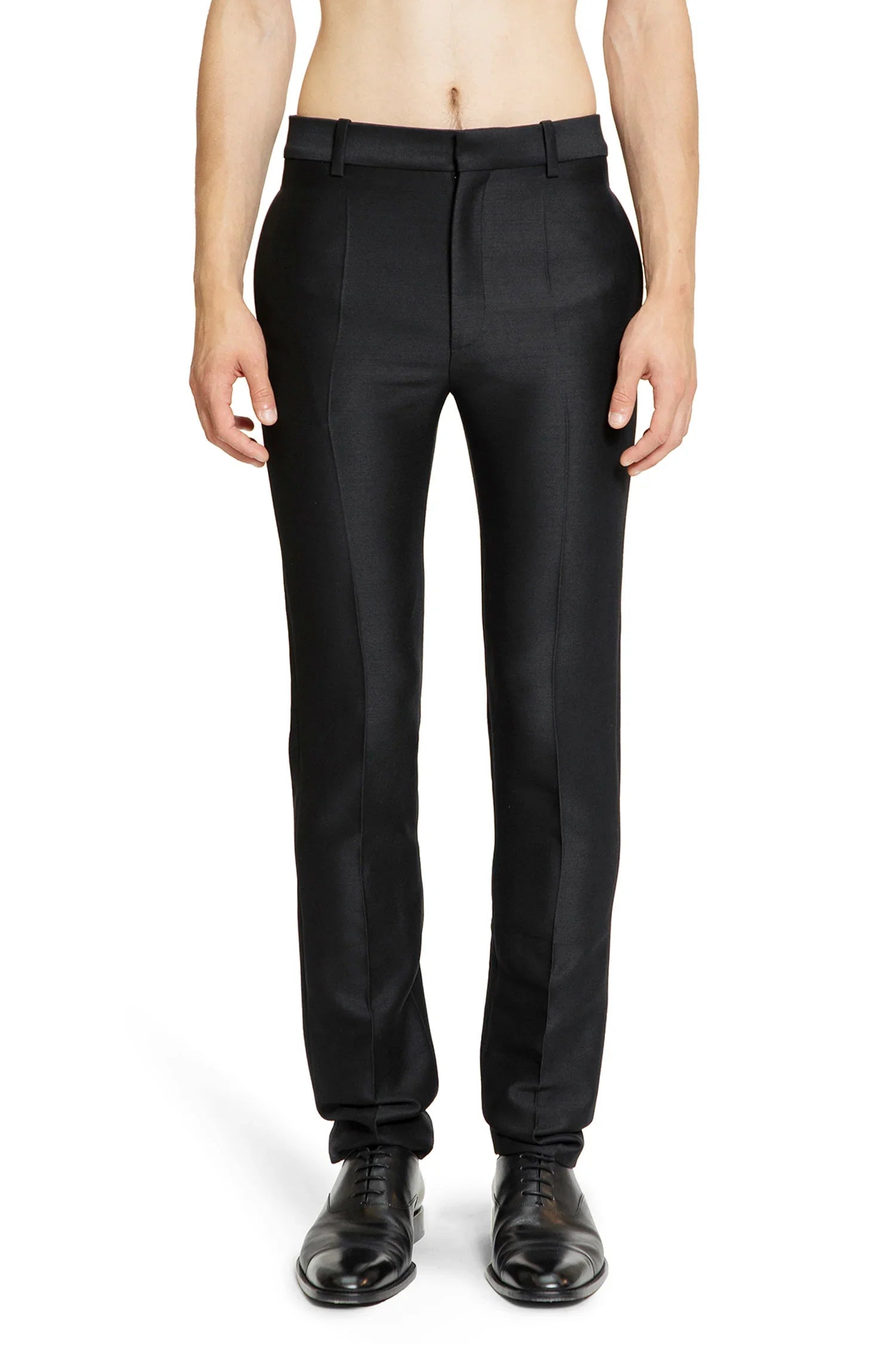 Tailored Trousers in Wool Silk - Antonioli.eu