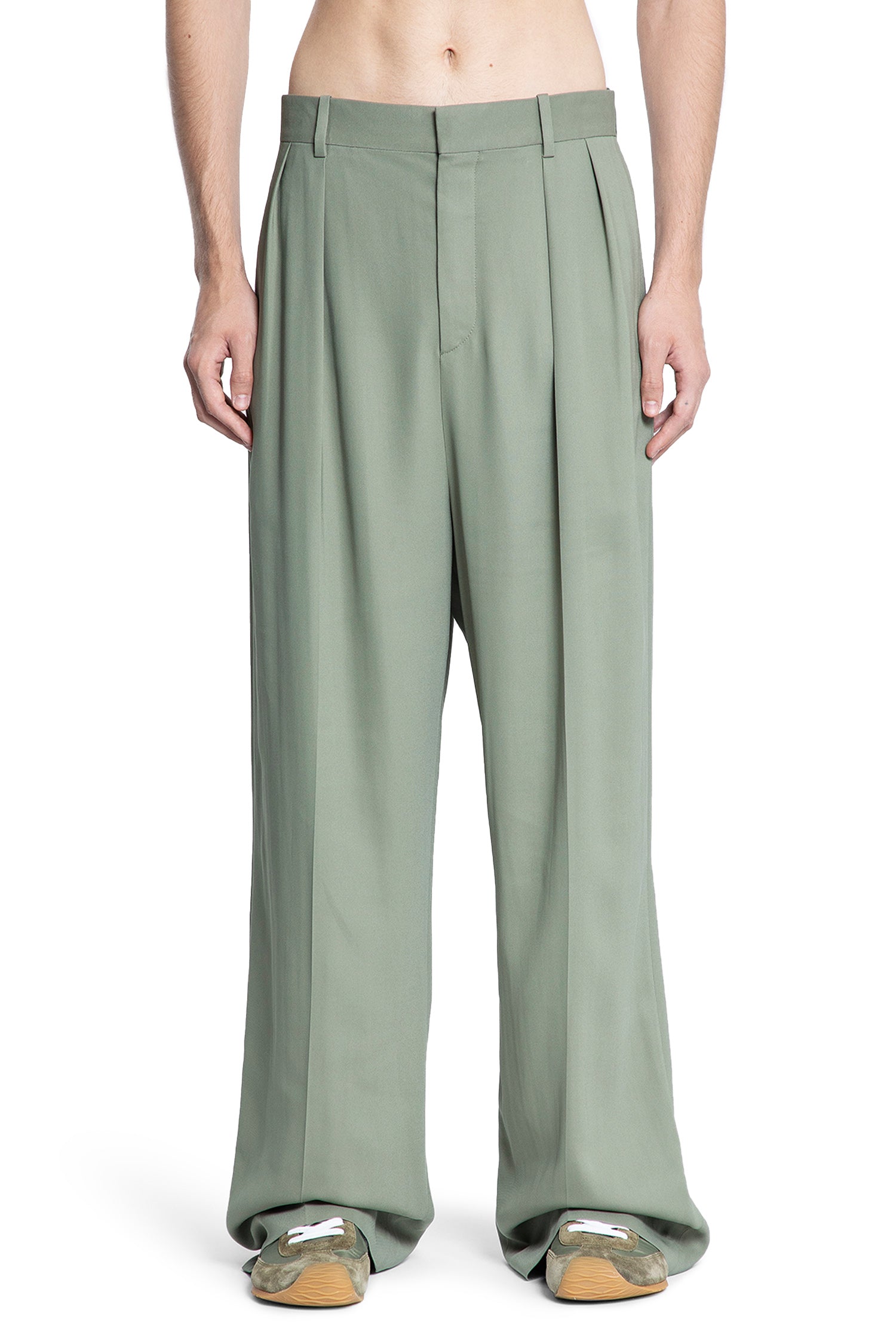 Trousers in Viscose Blend - Antonioli.eu
