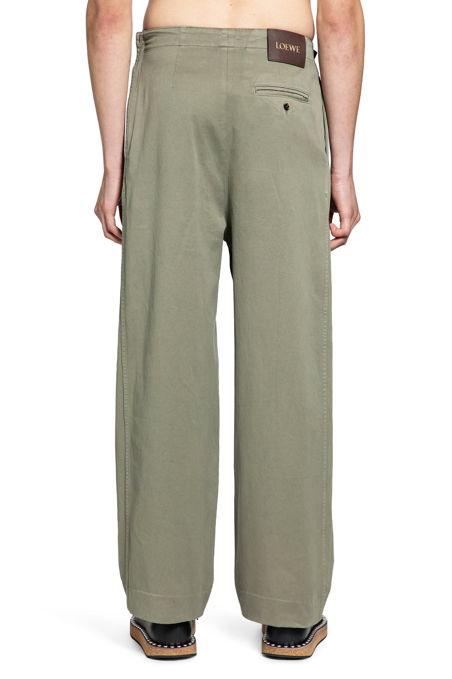 LOEWE MAN GREEN TROUSERS