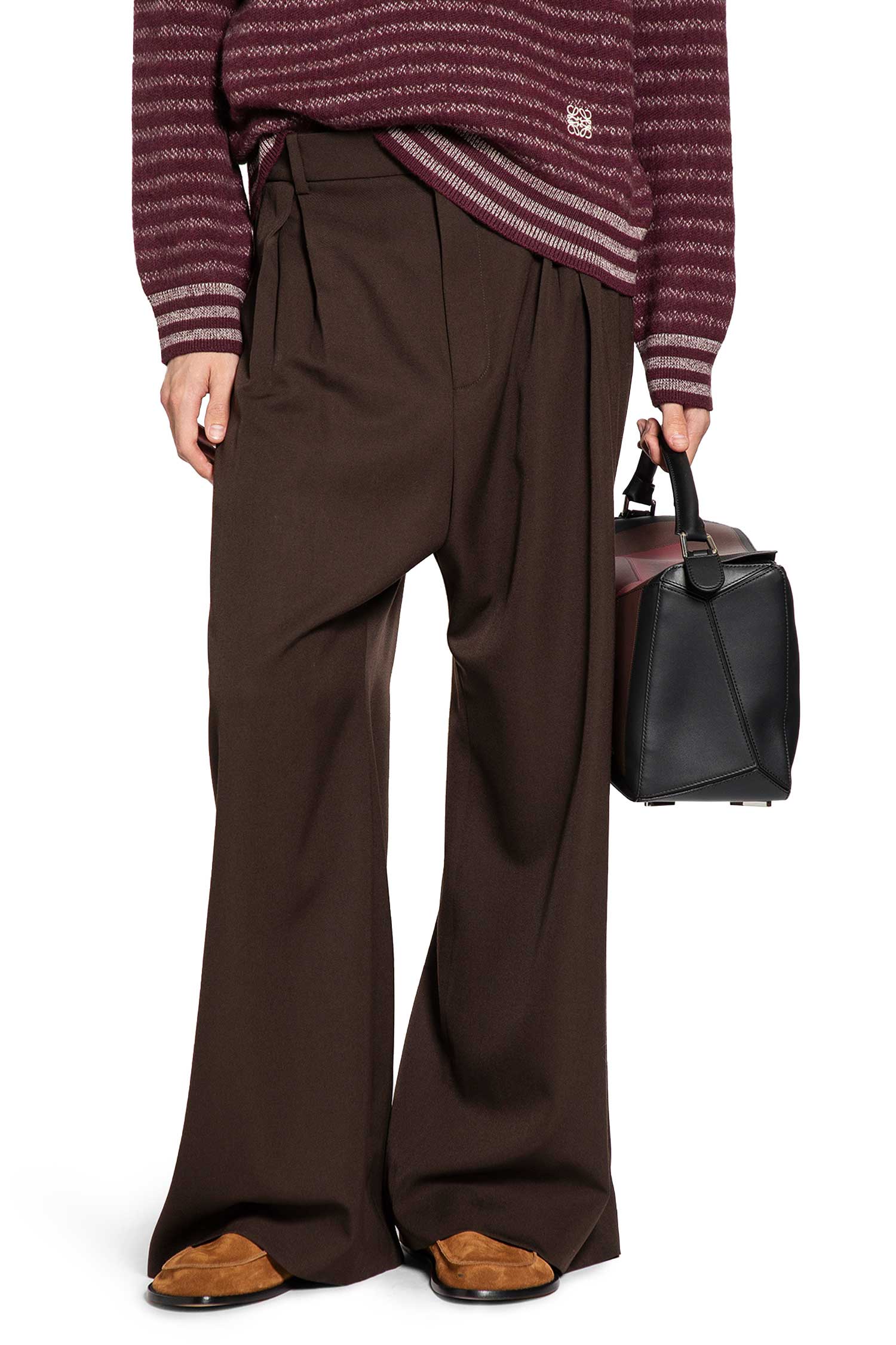 Tailored Trousers Wool Gabardine - Antonioli.eu