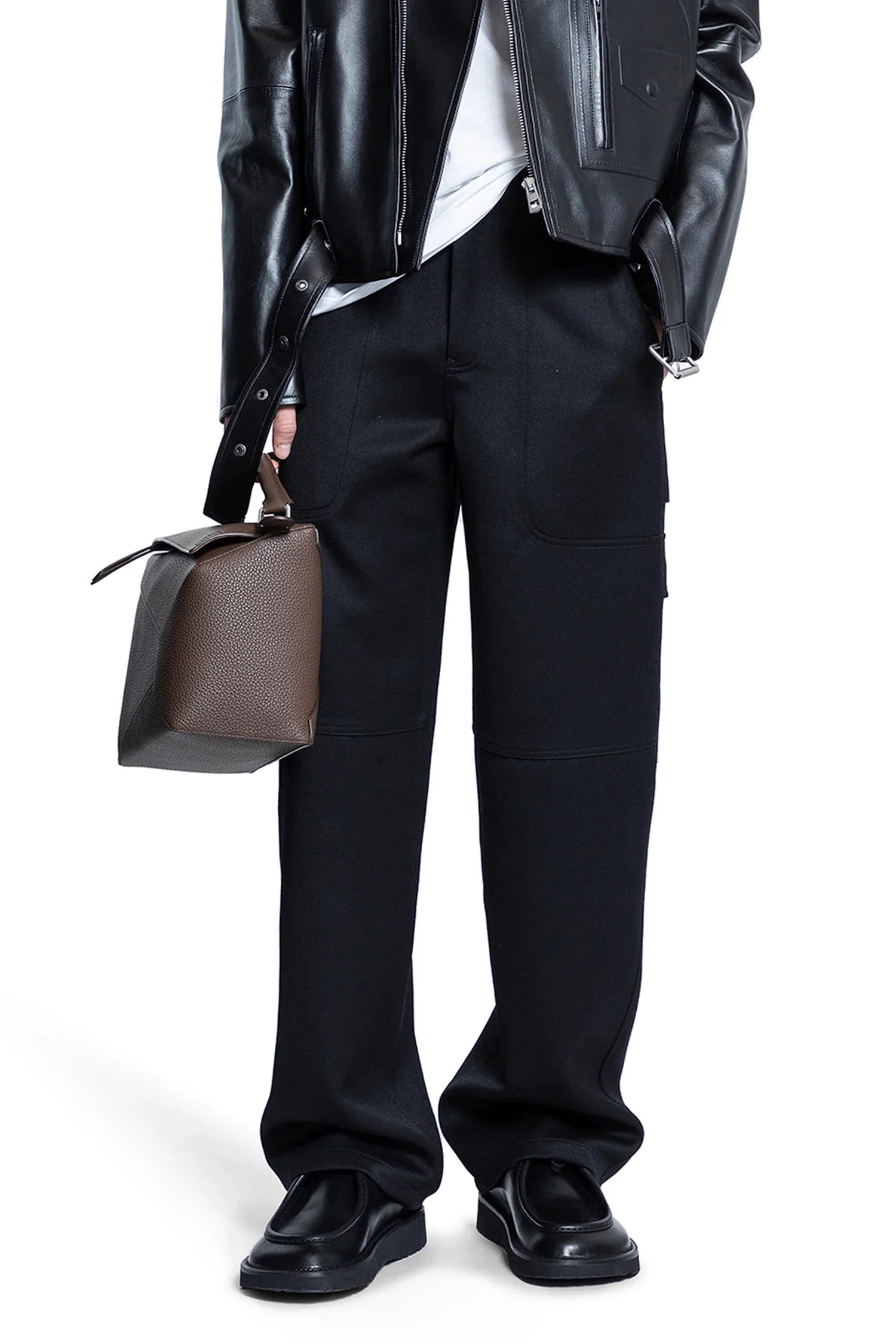 LOEWE MAN BLACK TROUSERS - Antonioli.eu