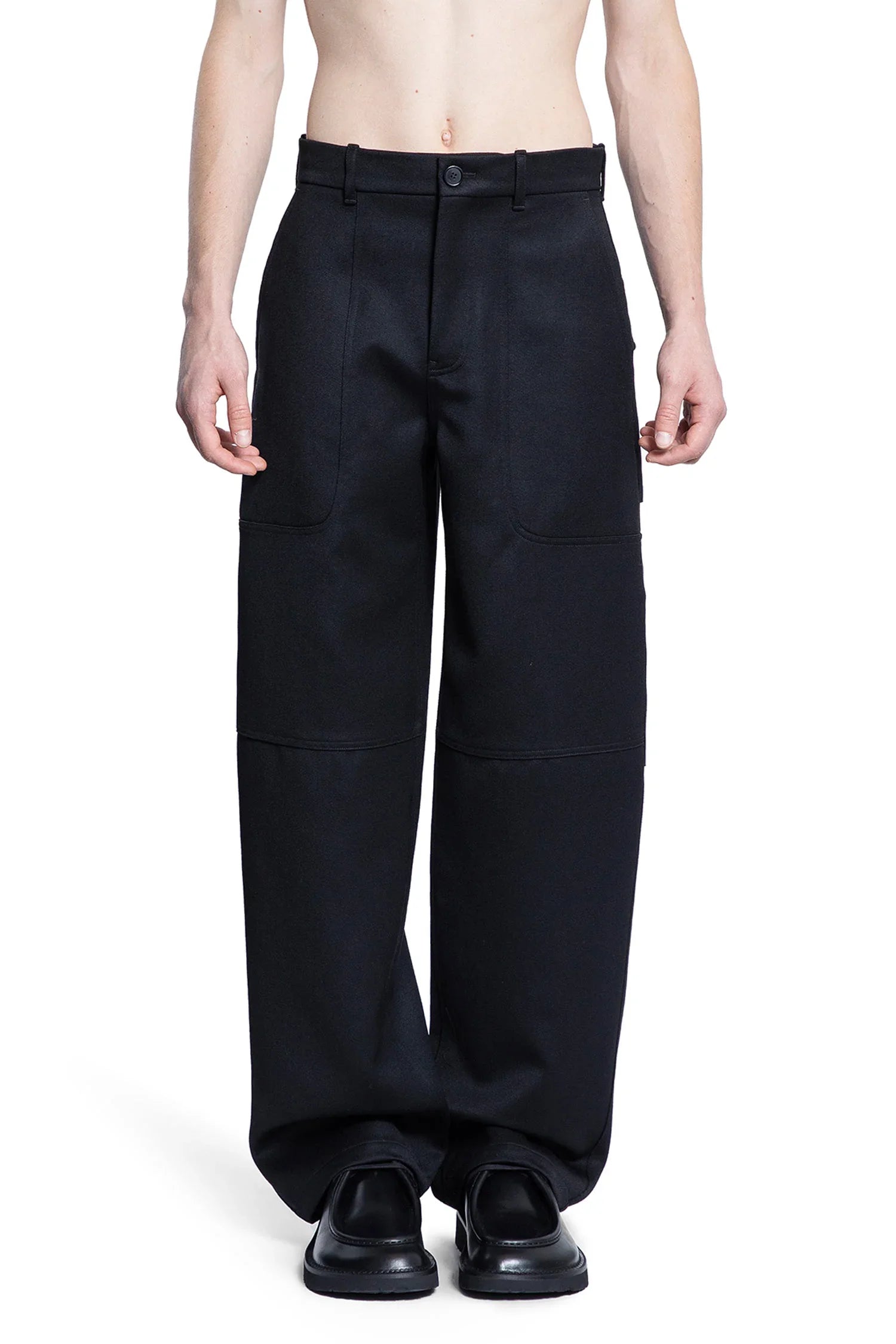 LOEWE MAN BLACK TROUSERS - Antonioli.eu