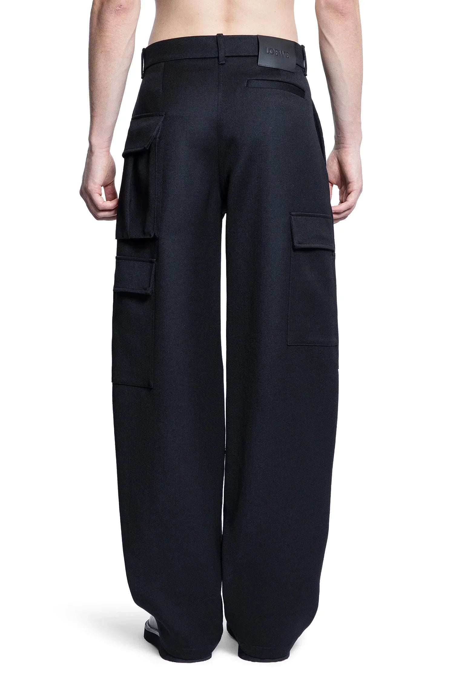 LOEWE MAN BLACK TROUSERS - Antonioli.eu