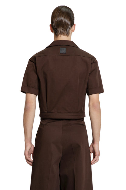 LOEWE MAN BROWN SHIRTS - Antonioli.eu