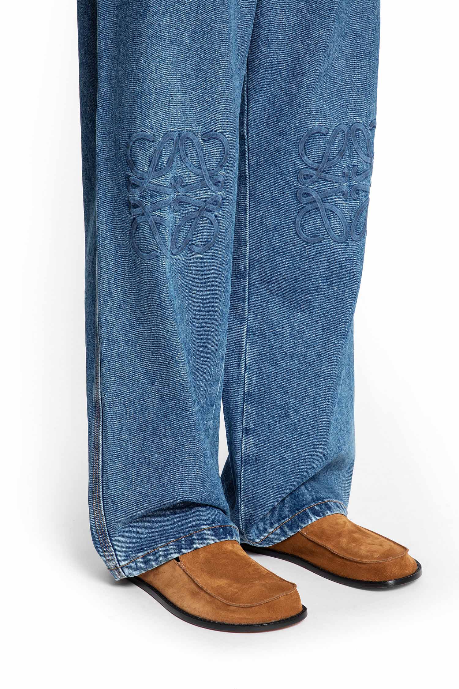 Anagram Baggy Jeans in Denim