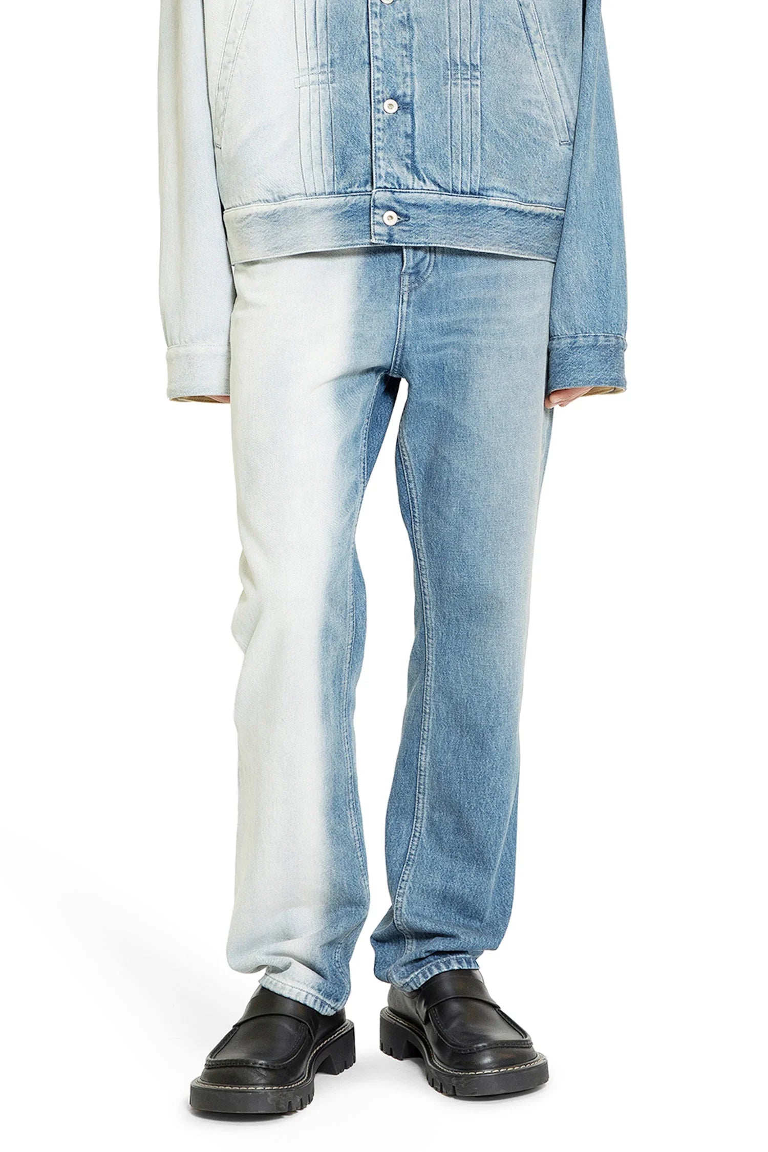 Straight Leg Jeans in Denim - Antonioli.eu