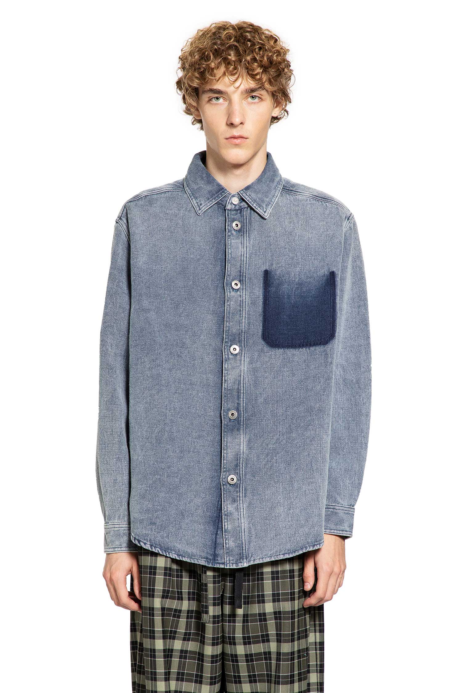 Cotton Linen Long Sleeve Shirt - Antonioli.eu