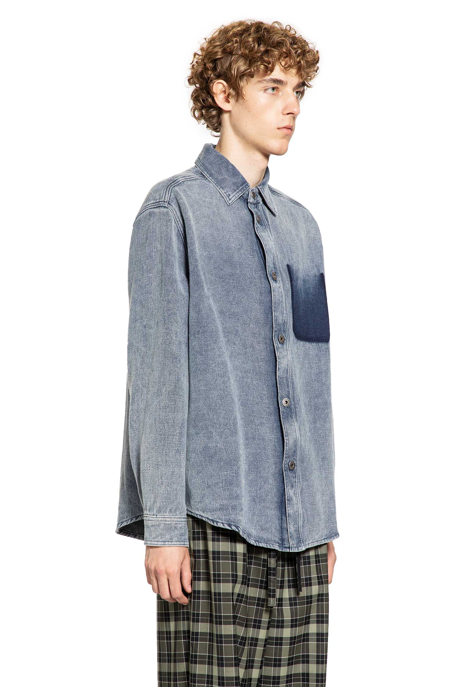 Cotton Linen Long Sleeve Shirt - Antonioli.eu