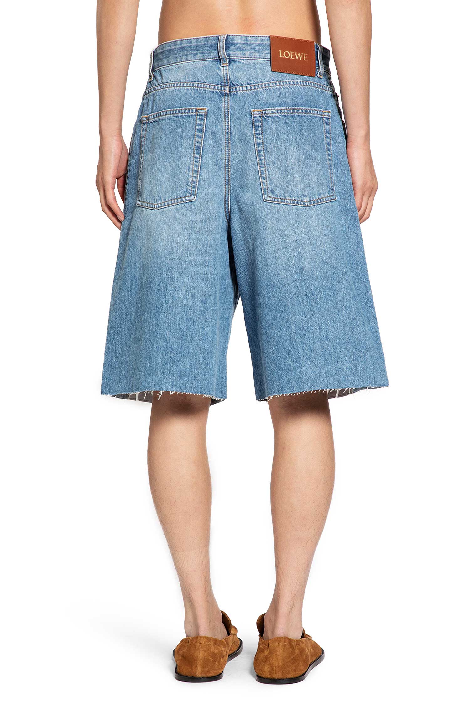 Anagram Denim Bermuda Shorts