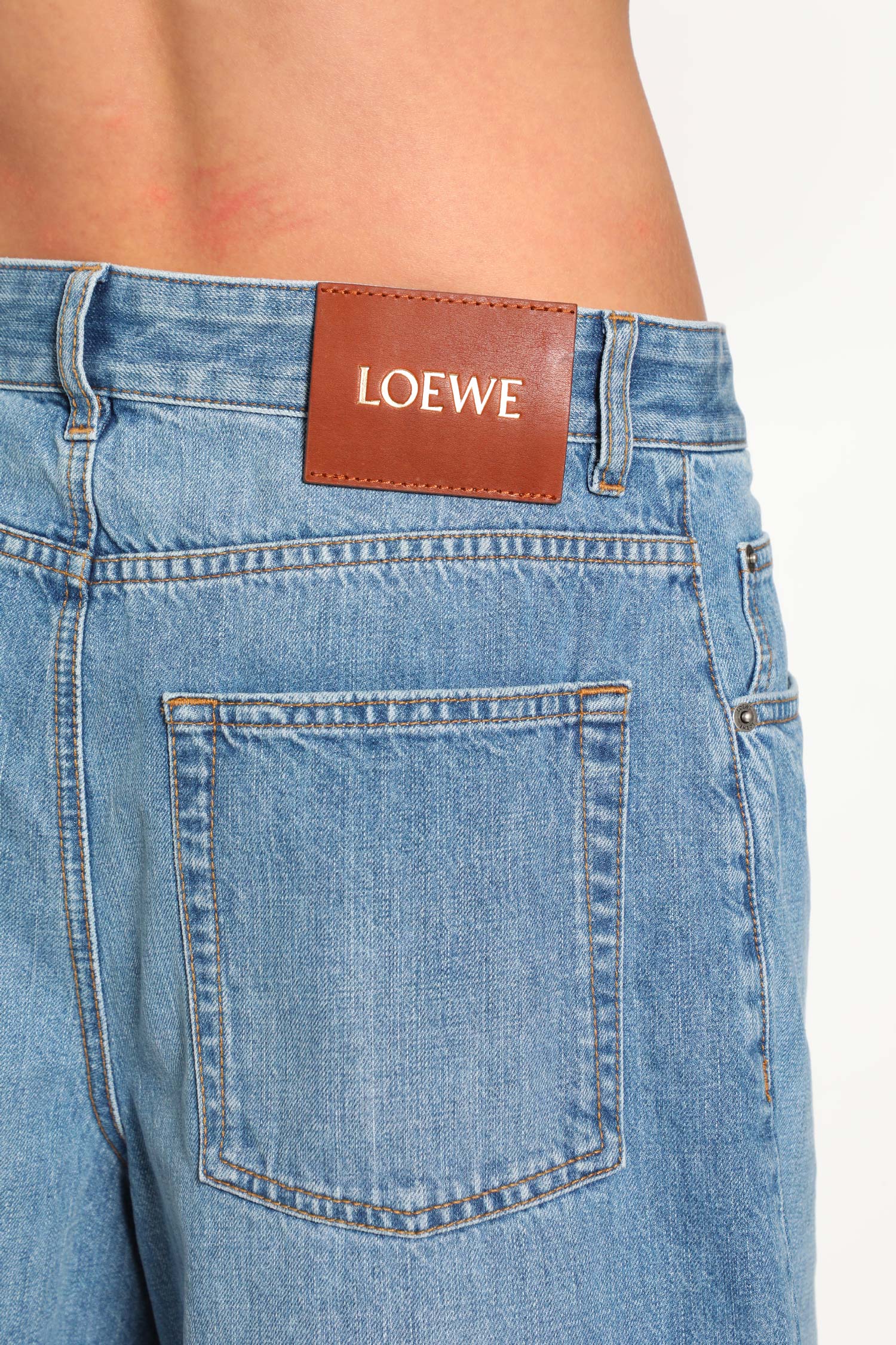 Anagram Denim Bermuda Shorts