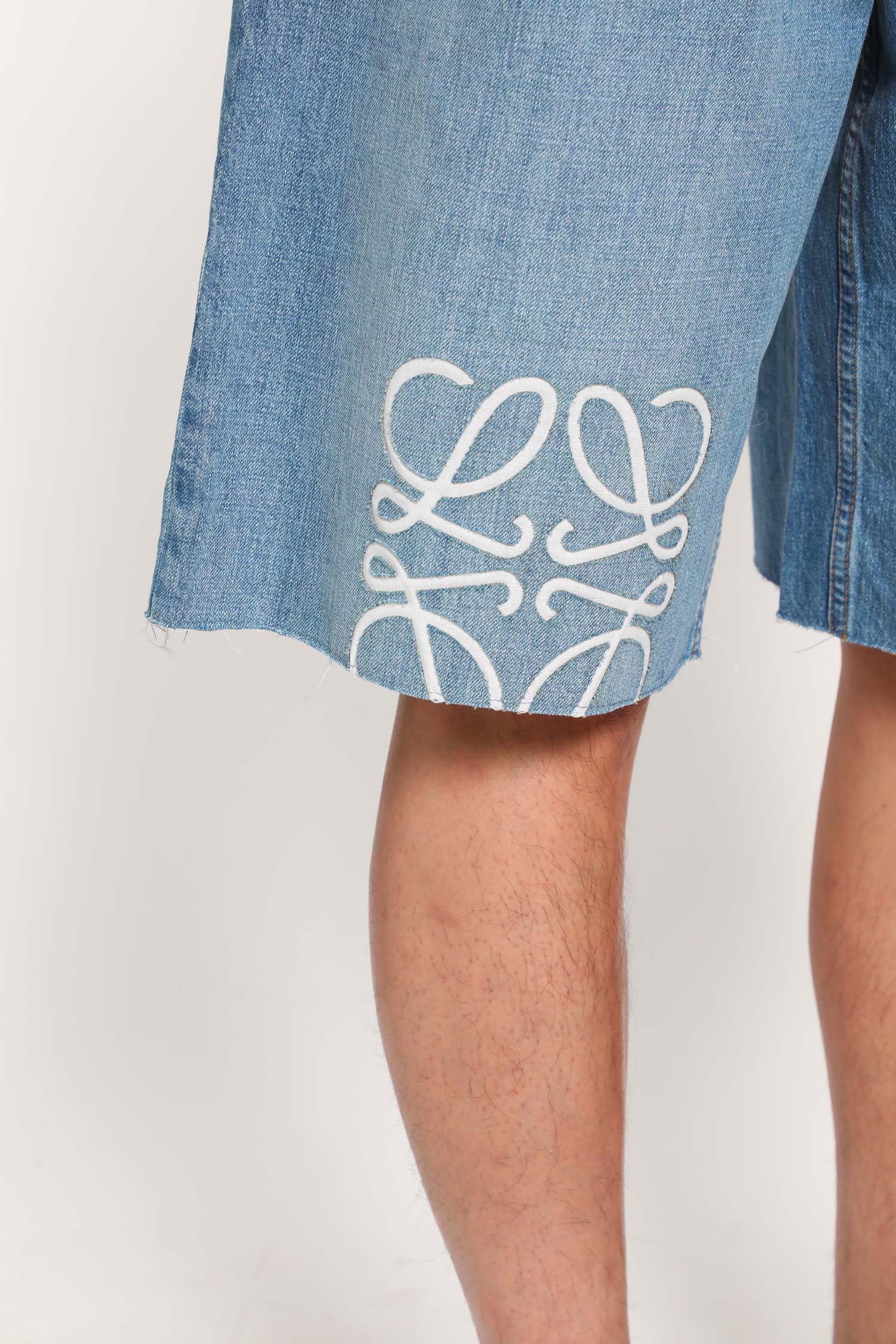 Anagram Denim Bermuda Shorts