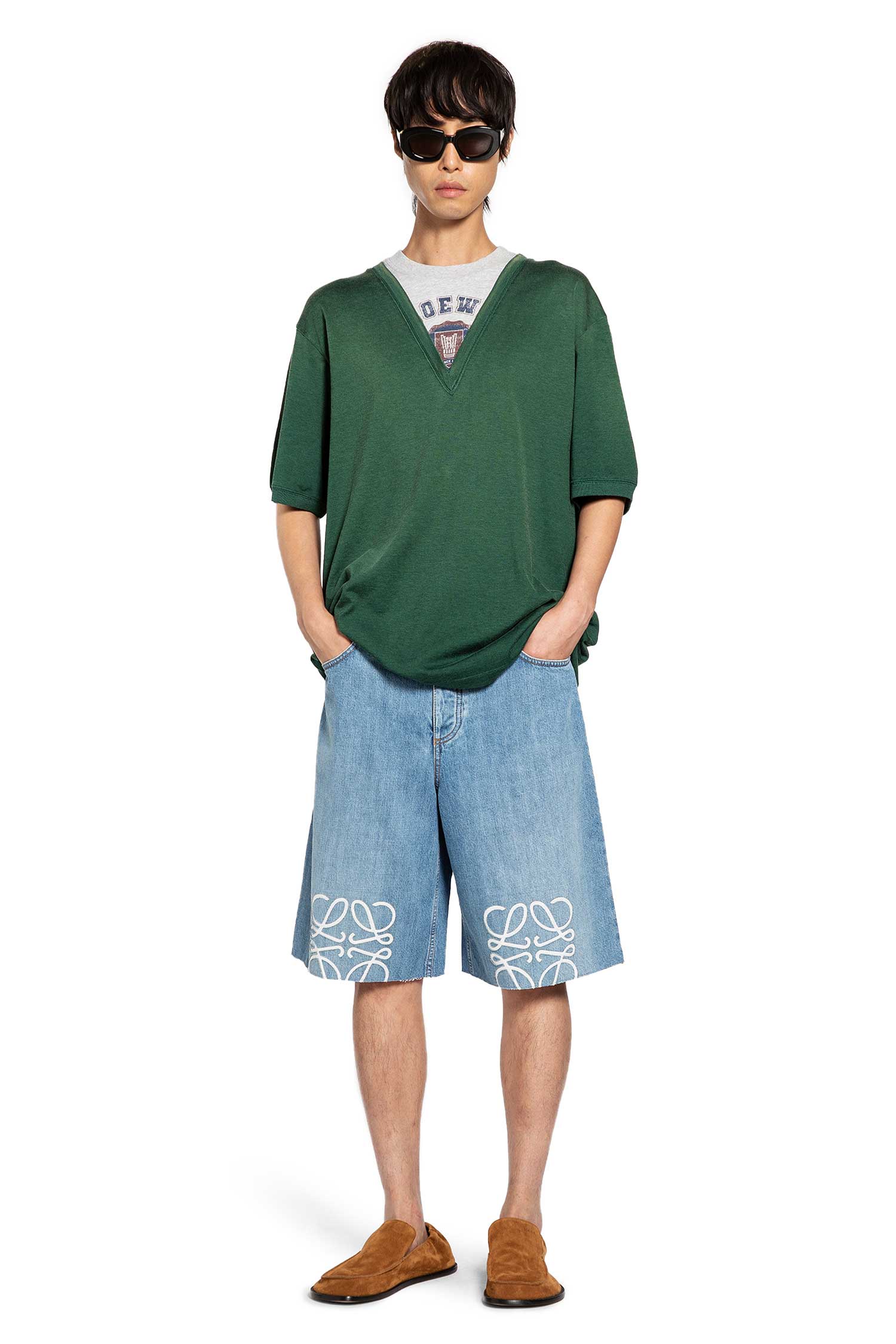 Loose Fit Fluid Cotton T-Shirt - Antonioli.eu