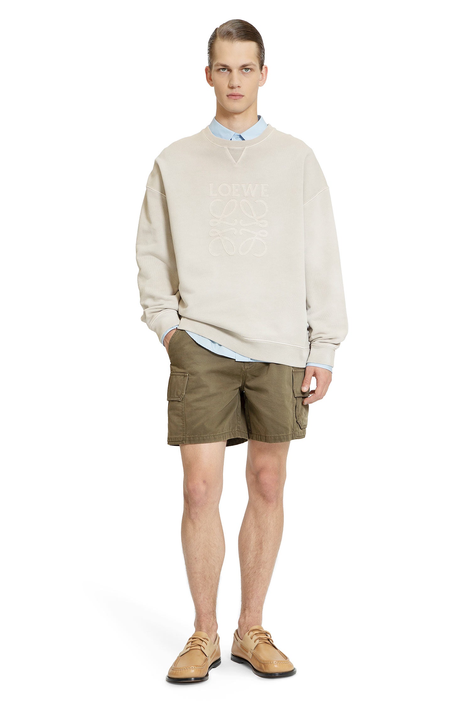 LOEWE SWEATSHIRTS BEIGE HOMME