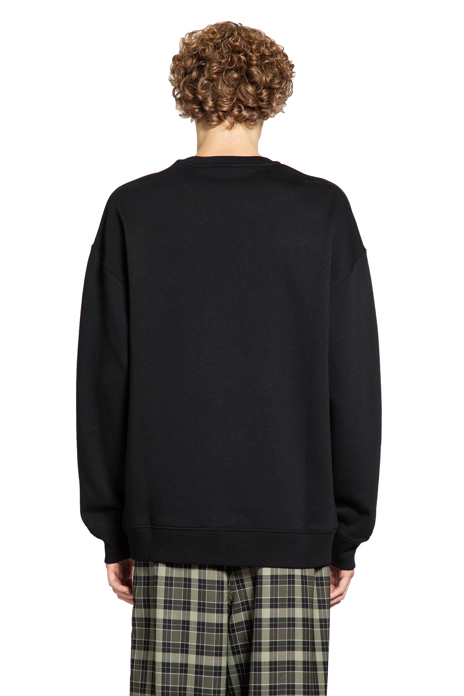 LOEWE MAN BLACK SWEATSHIRTS