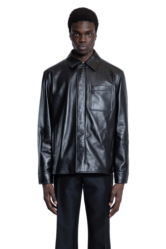 Overshirt in nappa lambskin - Antonioli.eu