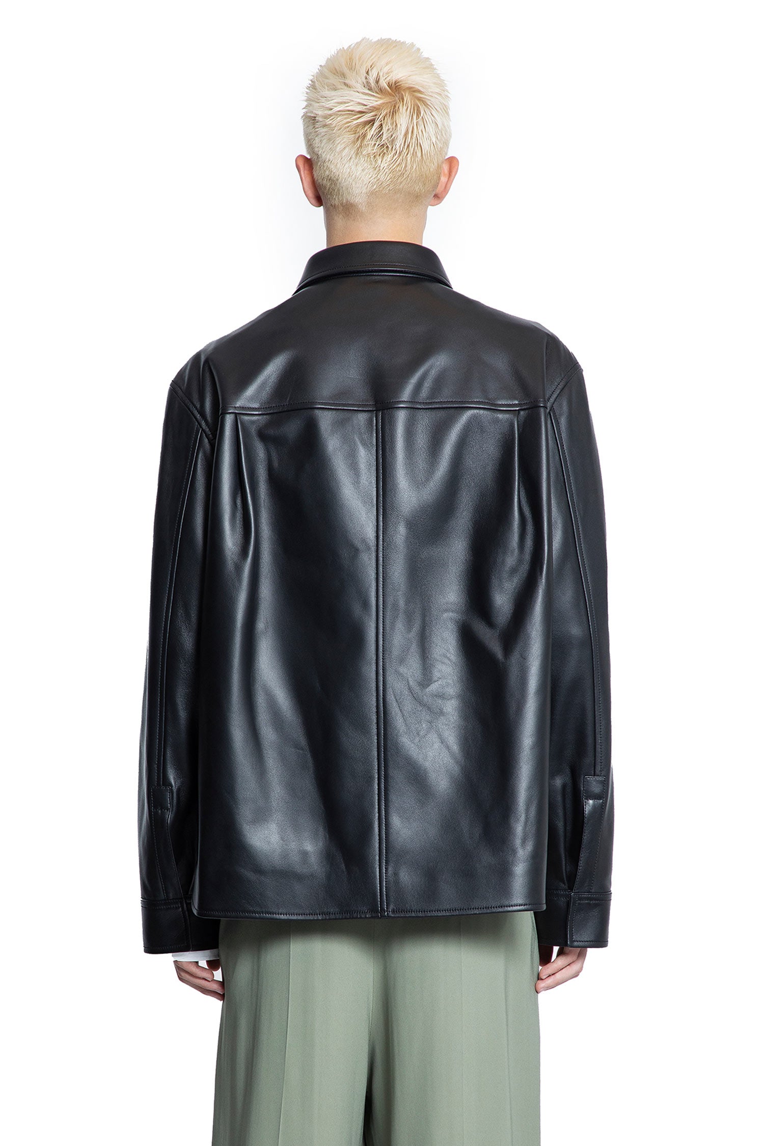 Overshirt in Nappa Lambskin - Antonioli.eu