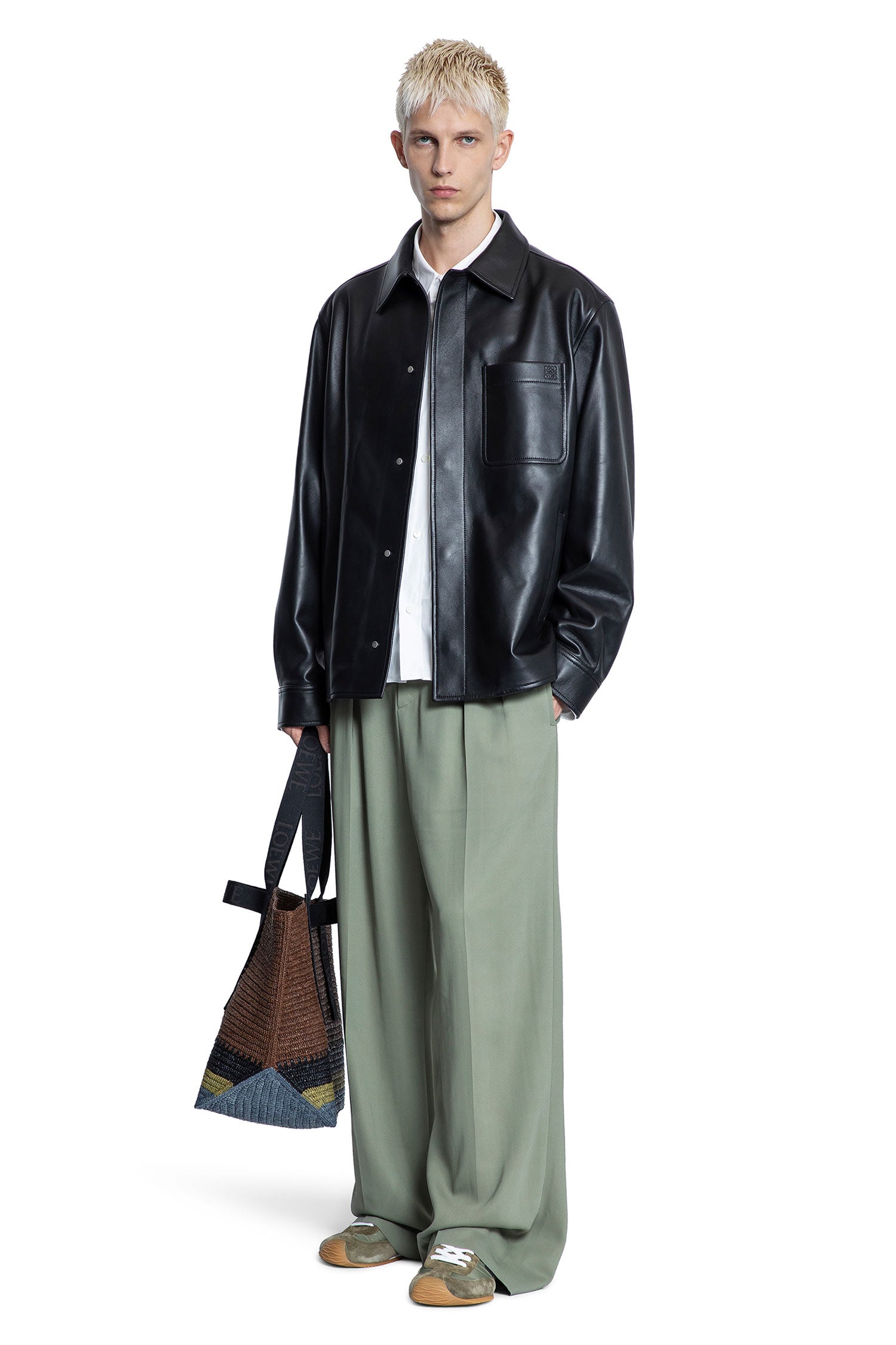 Overshirt in Nappa Lambskin - Antonioli.eu