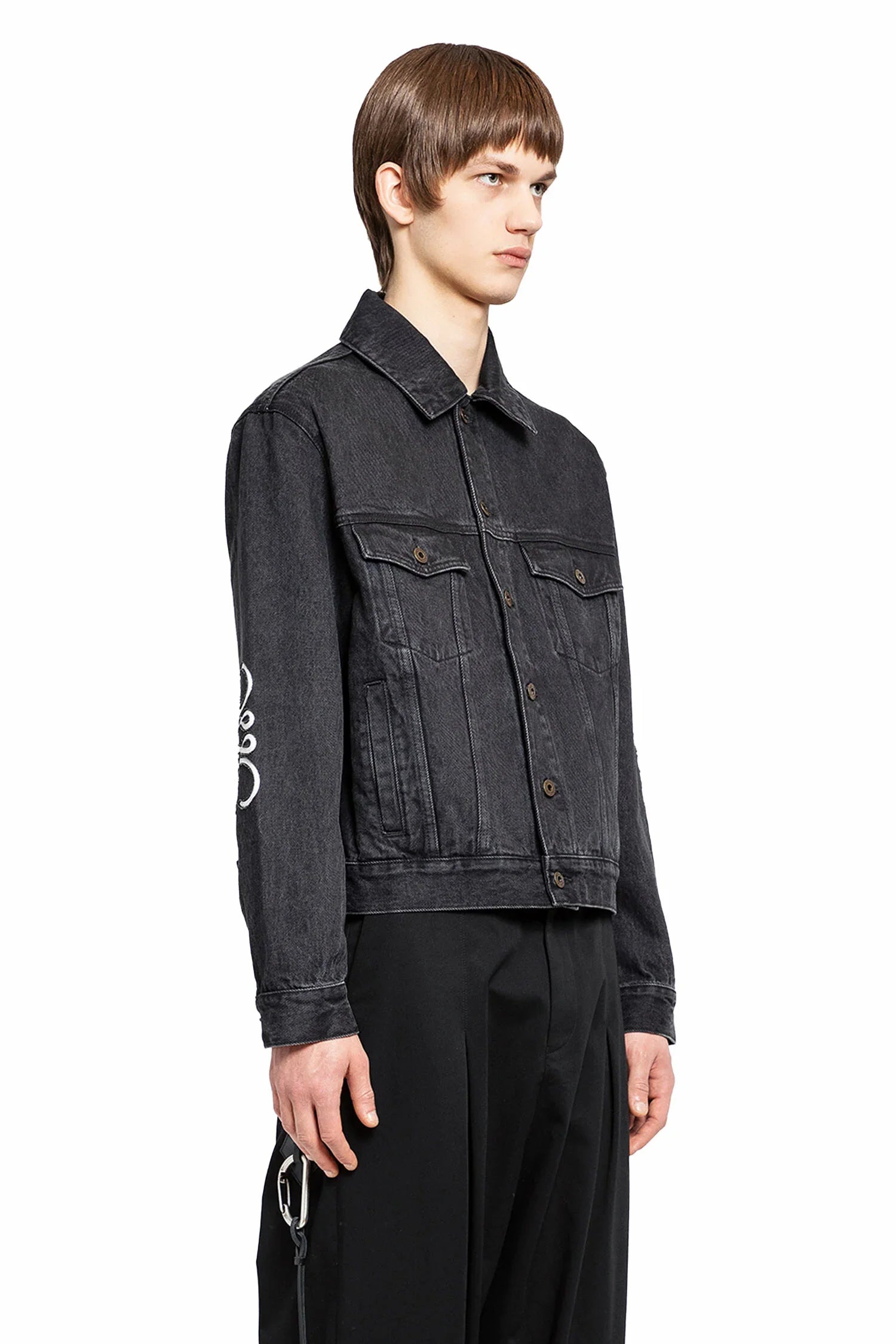 Anagram denim jacket - Antonioli.eu