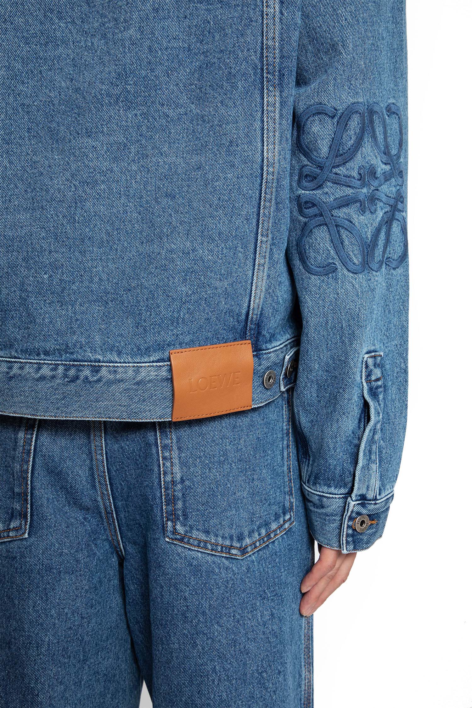 Anagram Jacket in Denim