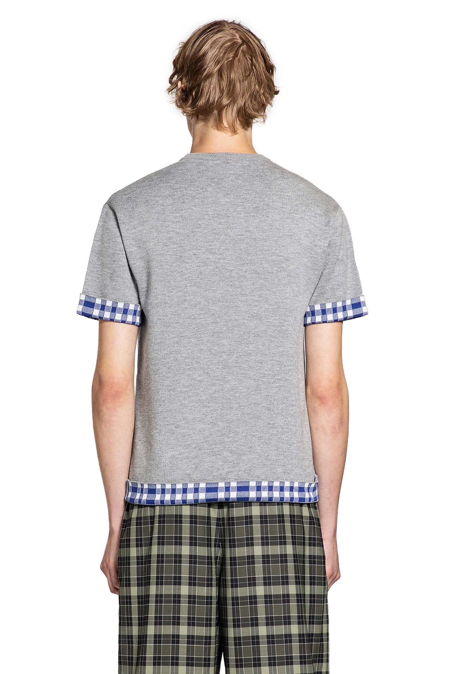 LOEWE MAN GREY T-SHIRTS & TANK TOPS