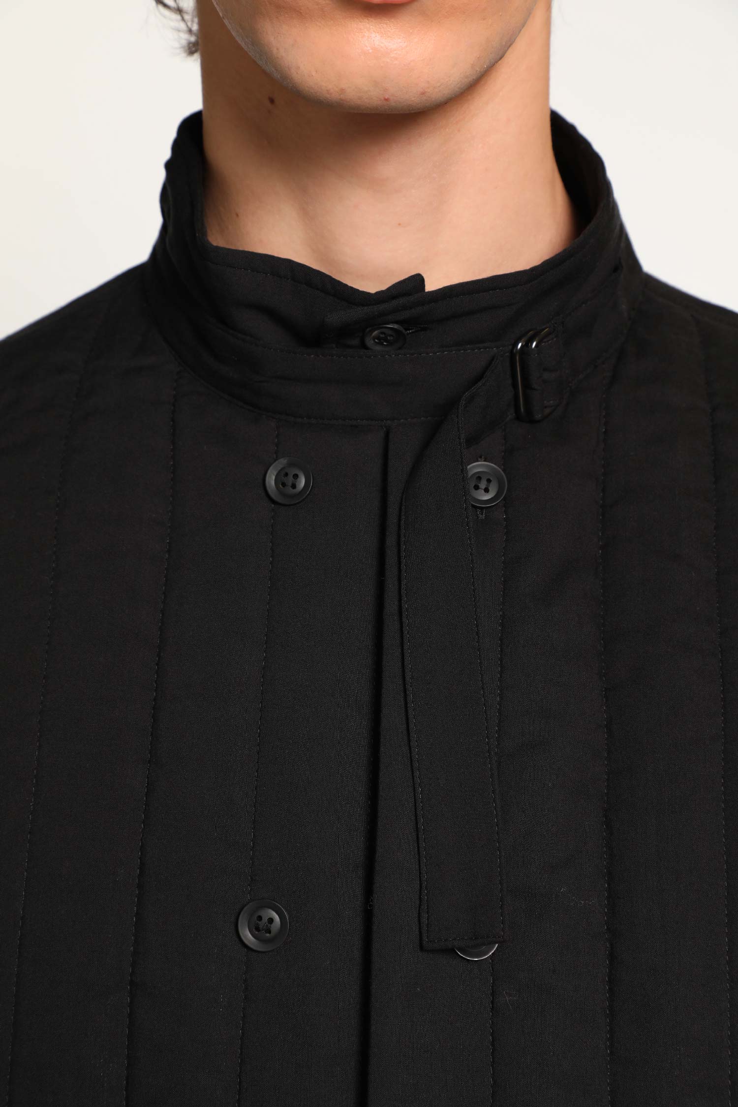 YOHJI YAMAMOTO MAN BLACK COATS