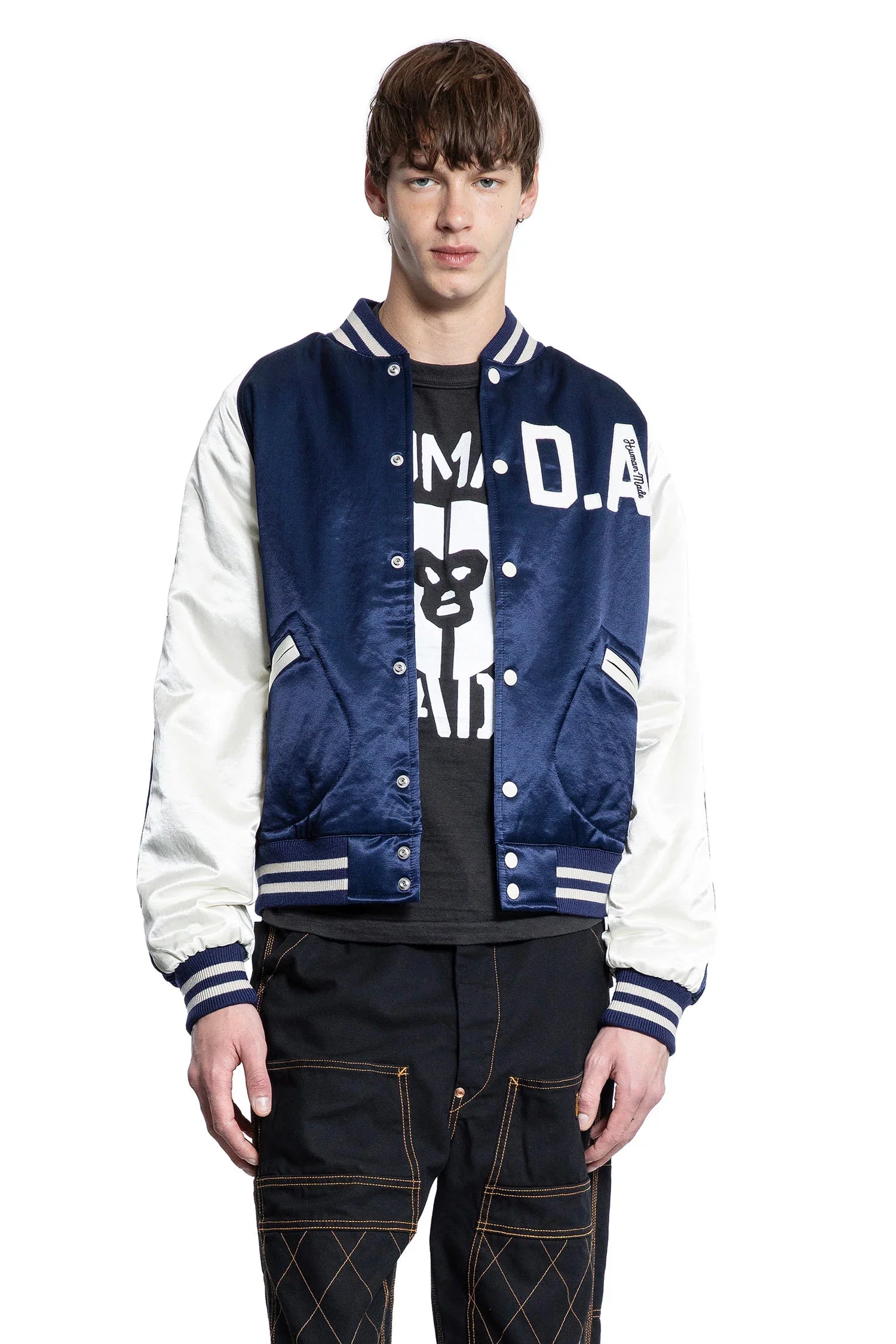 HUMAN MADE MAN BLUE JACKETS - Antonioli.eu