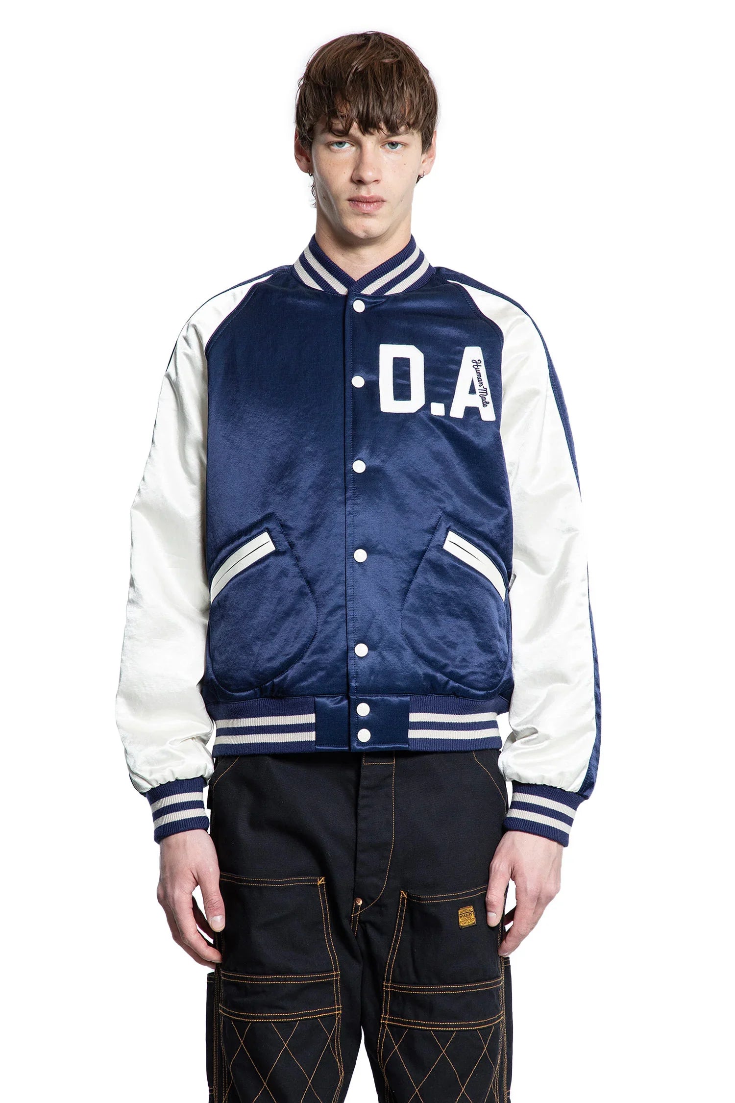 HUMAN MADE MAN BLUE JACKETS - Antonioli.eu