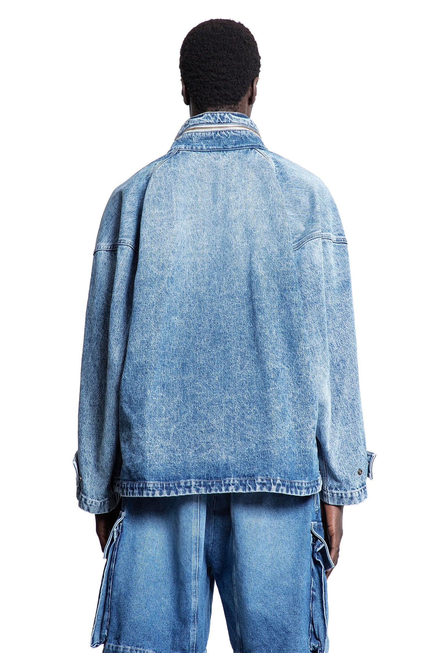 Washed Denim Field Jacket - Antonioli.eu