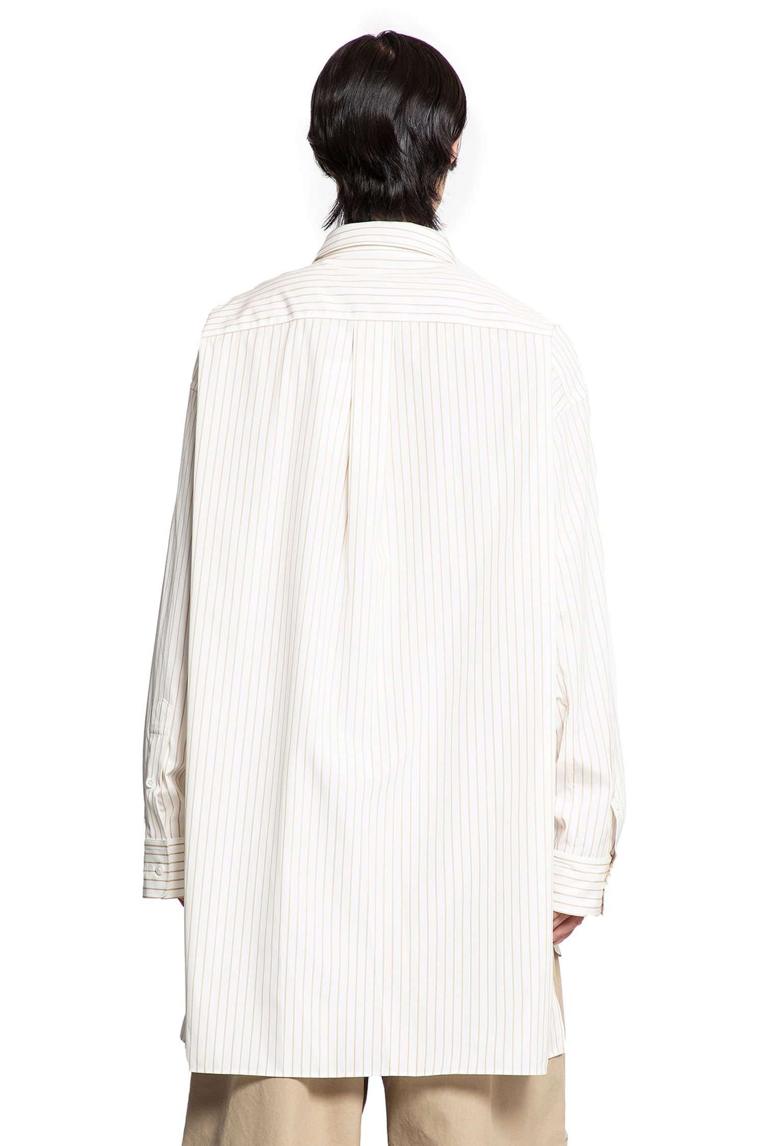 Pinstriped Shirt with Bib - Antonioli.eu