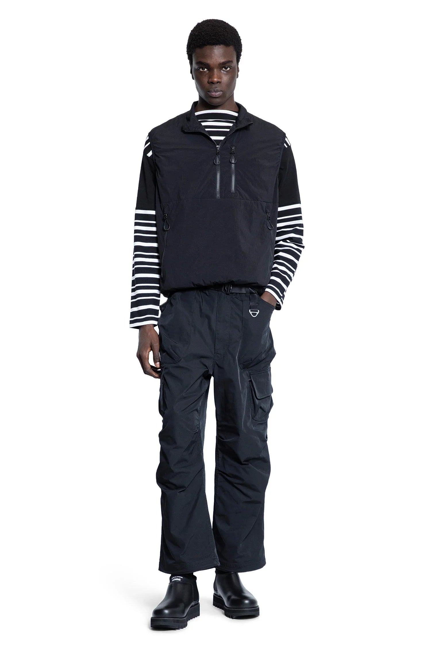 Striped Cotton Jersey Long Sleeve Tee - Antonioli.eu