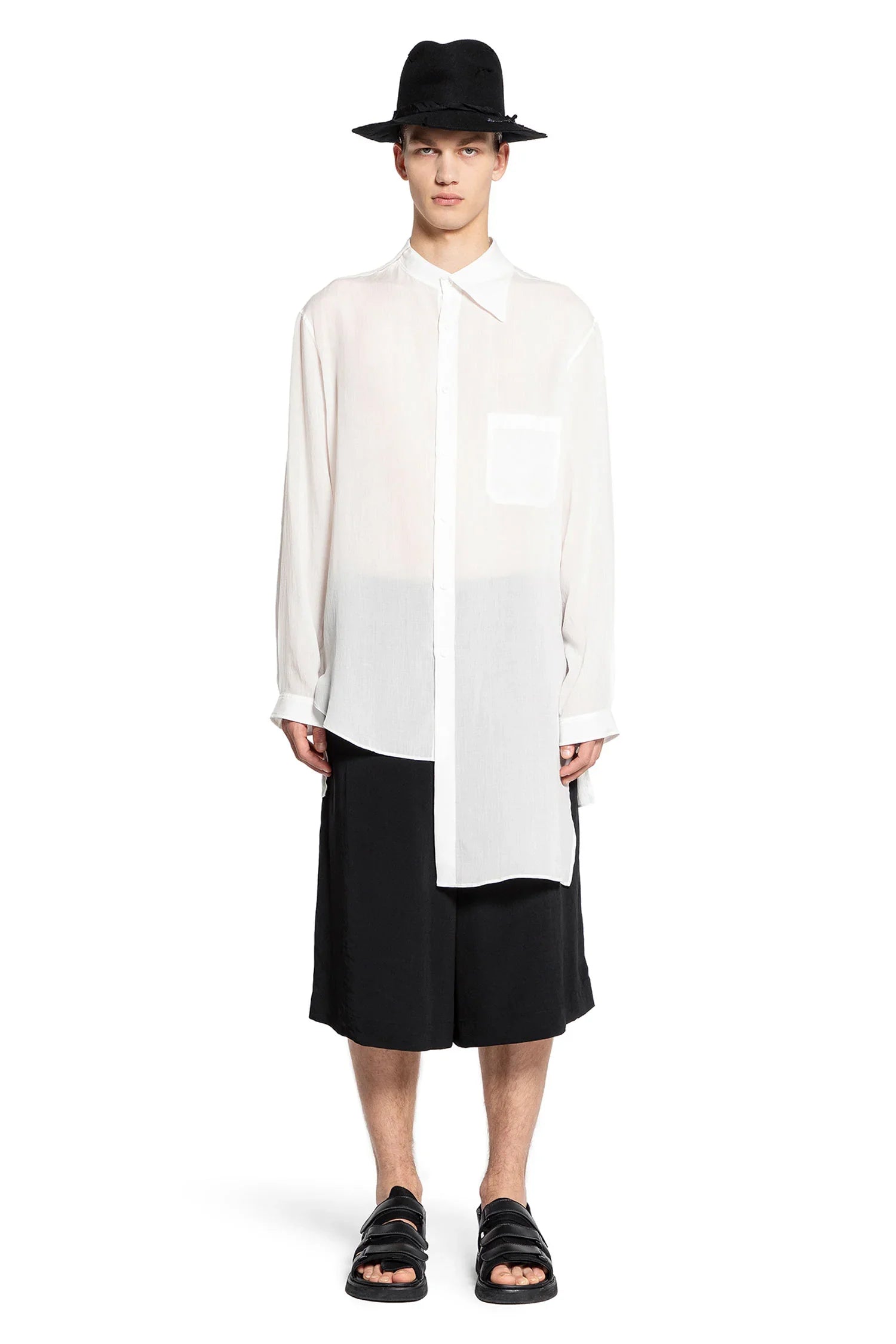 YOHJI YAMAMOTO MAN WHITE SHIRTS - Antonioli.eu