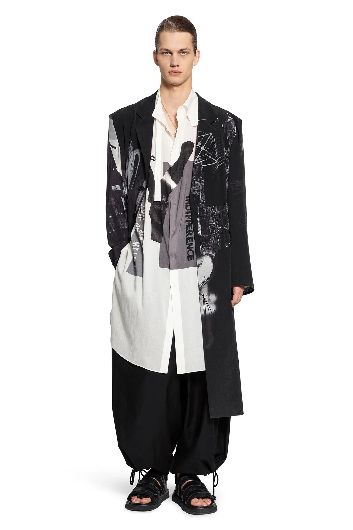 YOHJI YAMAMOTO MAN WHITE SHIRTS - Antonioli.eu